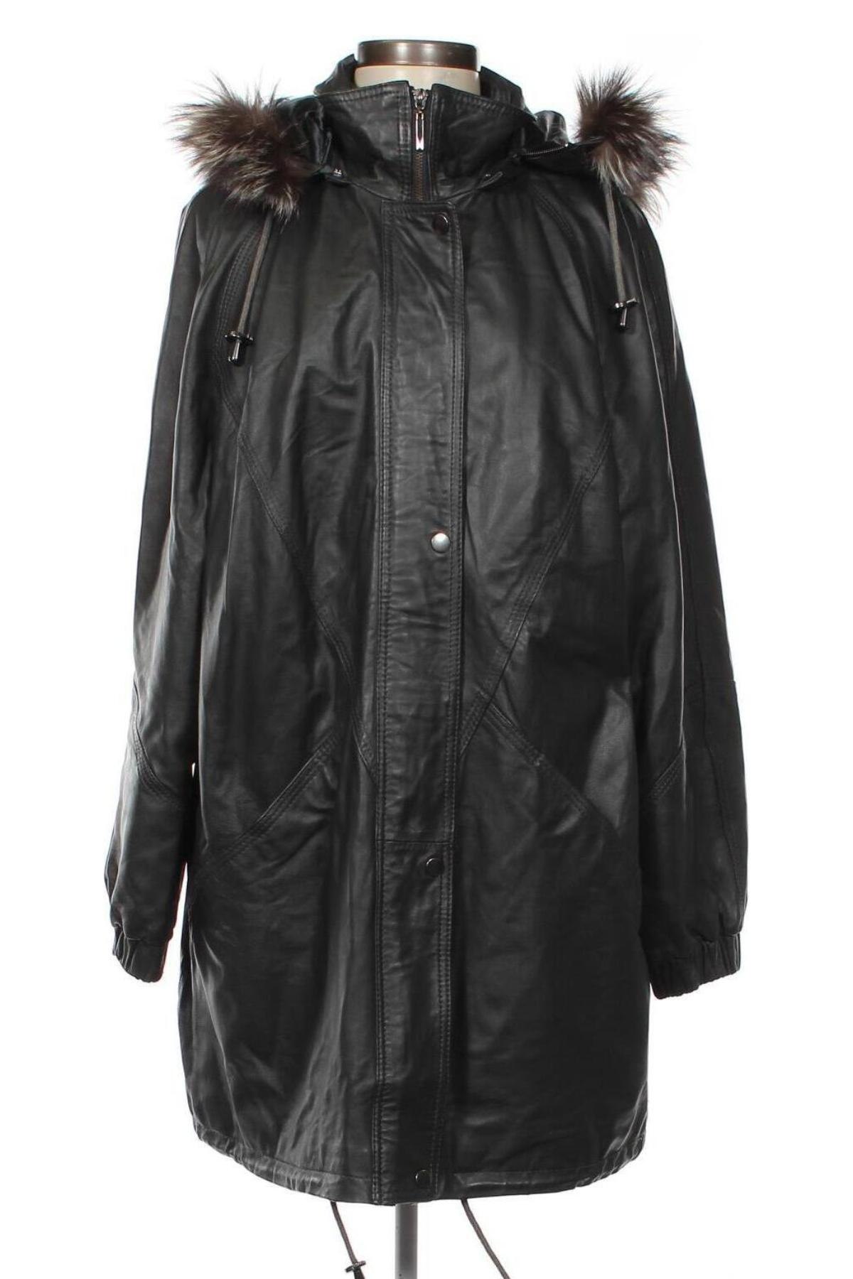 Dámská kožená bunda , Velikost XL, Barva Černá, Cena  1 143,00 Kč