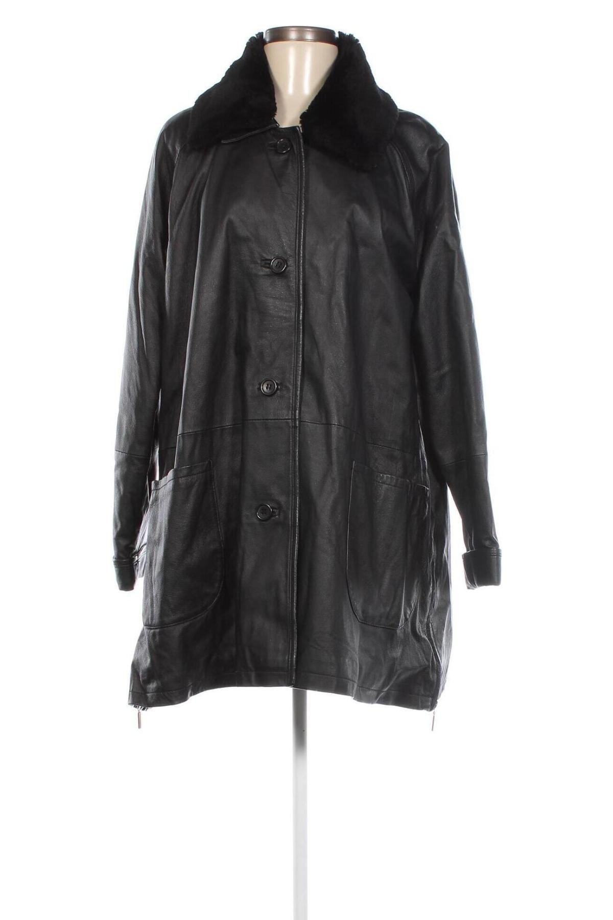 Damen Lederjacke, Größe L, Farbe Schwarz, Preis € 28,29