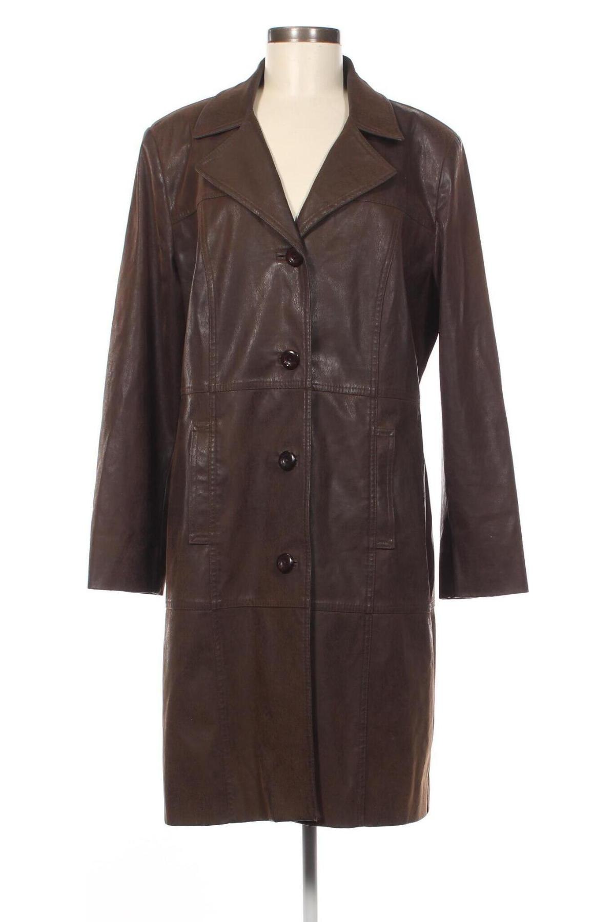Dámska kožená bunda , Veľkosť XL, Farba Hnedá, Cena  41,06 €