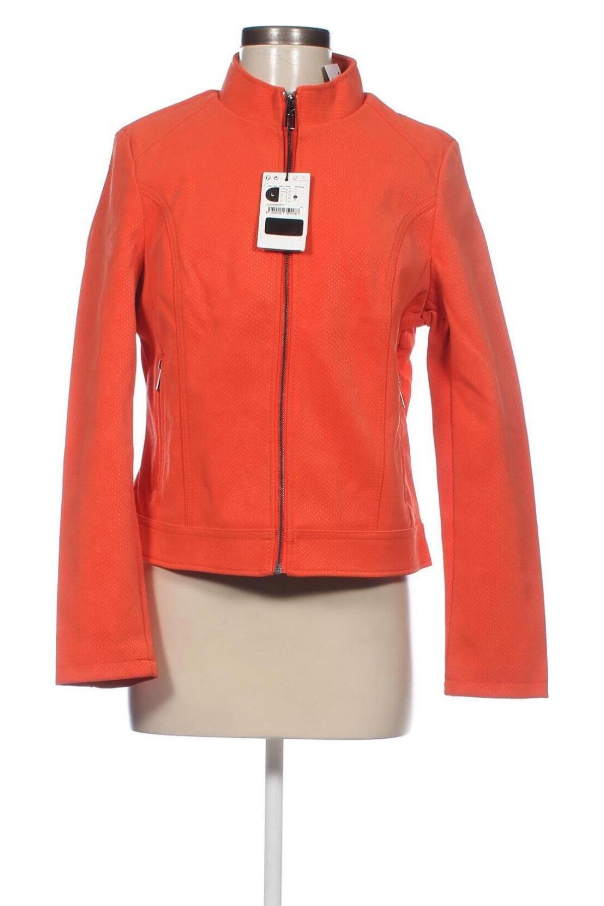 Damen Lederjacke Desigual, Größe M, Farbe Orange, Preis € 88,66