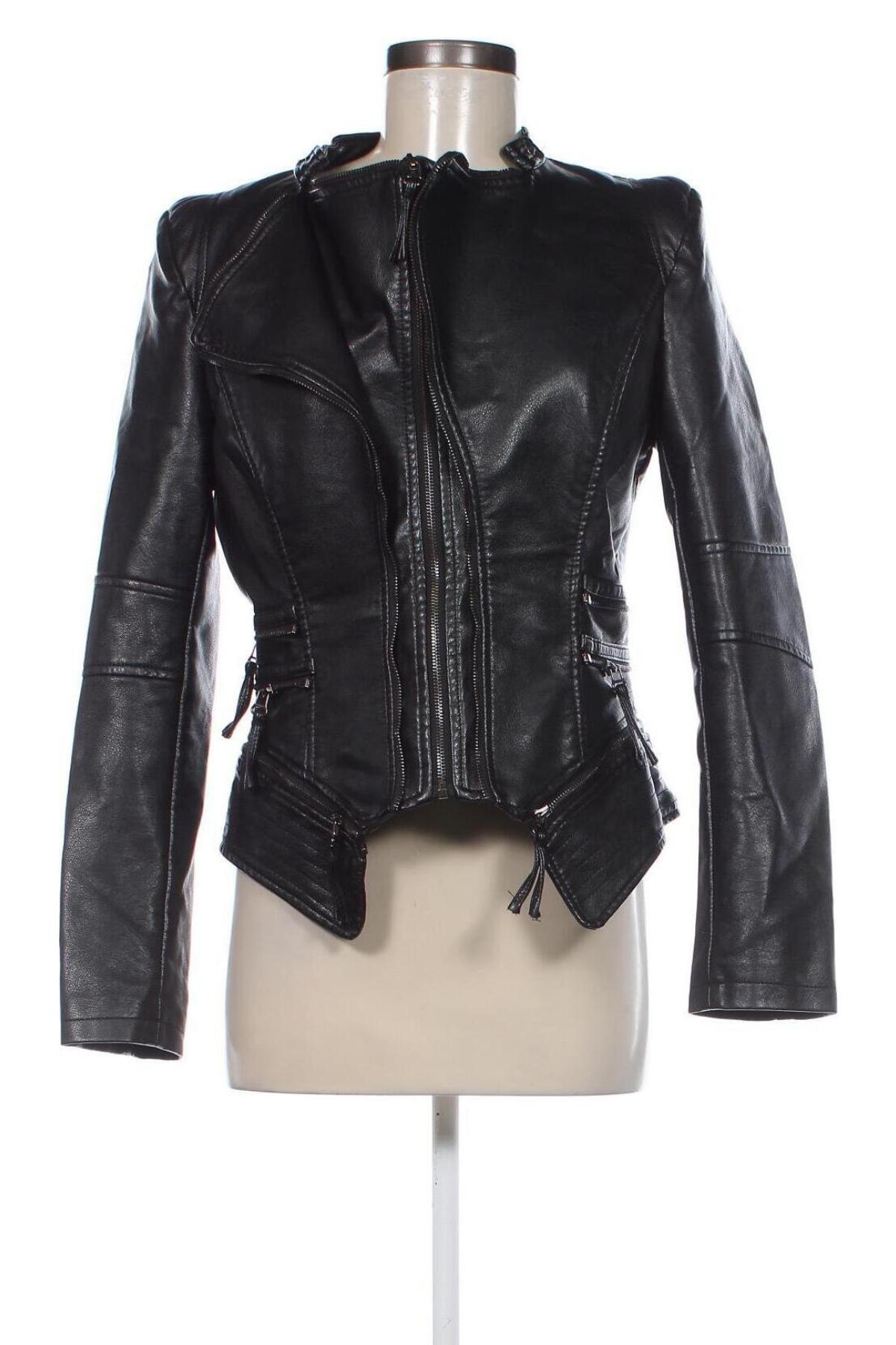 Dámská kožená bunda  Drole De Copine, Velikost XL, Barva Černá, Cena  781,00 Kč