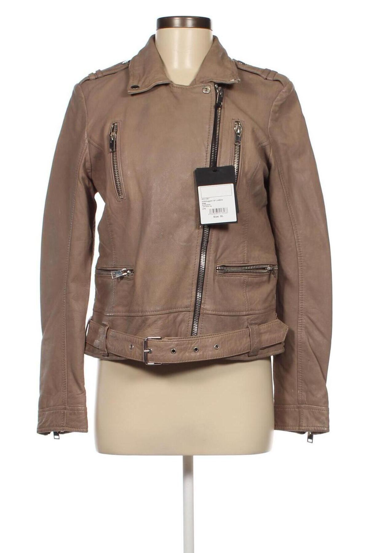 Dámská kožená bunda  Gipsy, Velikost XL, Barva Béžová, Cena  3 365,00 Kč