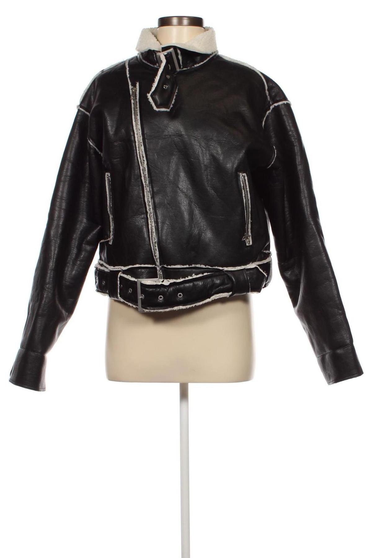Γυναικείο δερμάτινο μπουφάν Nly Trend, Μέγεθος XL, Χρώμα Μαύρο, Τιμή 30,31 €