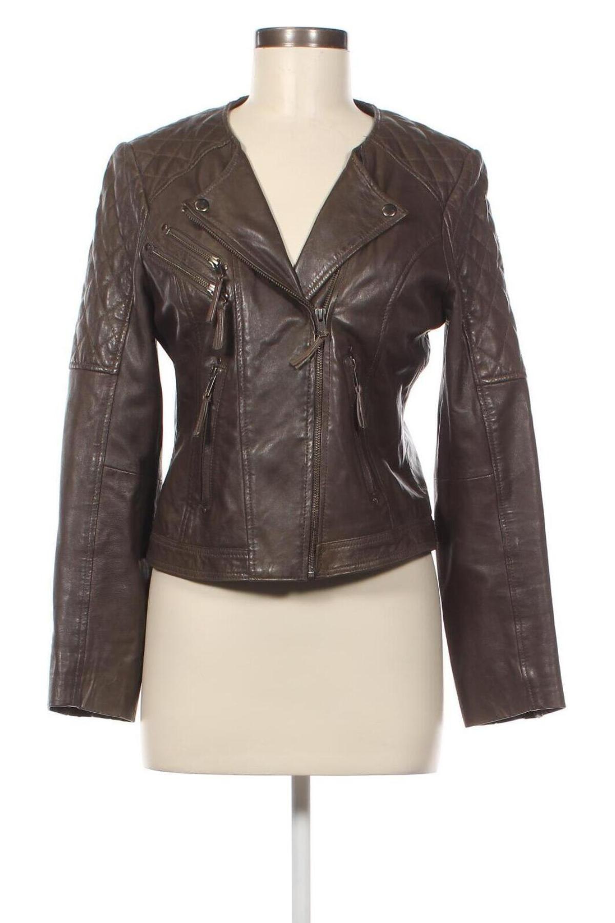 Damen Lederjacke SAKI, Größe M, Farbe Braun, Preis € 116,33