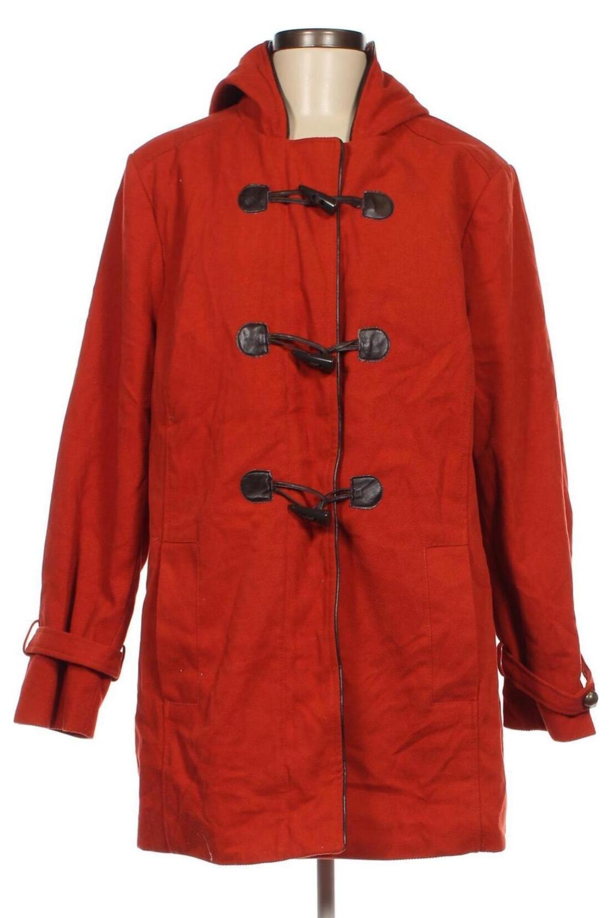 Γυναικείο παλτό, Μέγεθος XXL, Χρώμα Πορτοκαλί, Τιμή 16,55 €