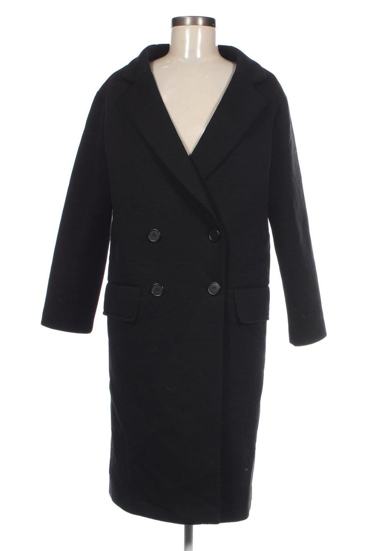 Дамско палто, Размер M, Цвят Черен, Цена 24,96 лв.