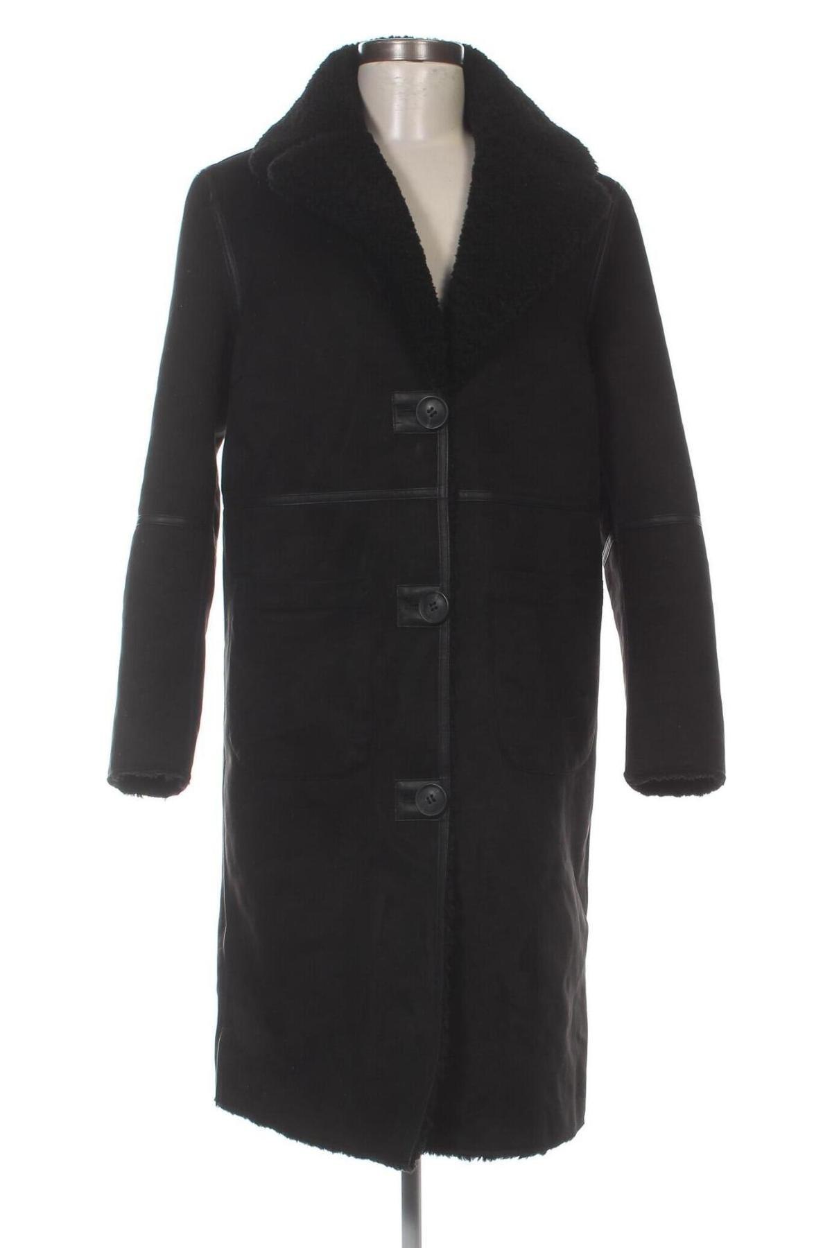 Дамско палто, Размер S, Цвят Черен, Цена 48,15 лв.