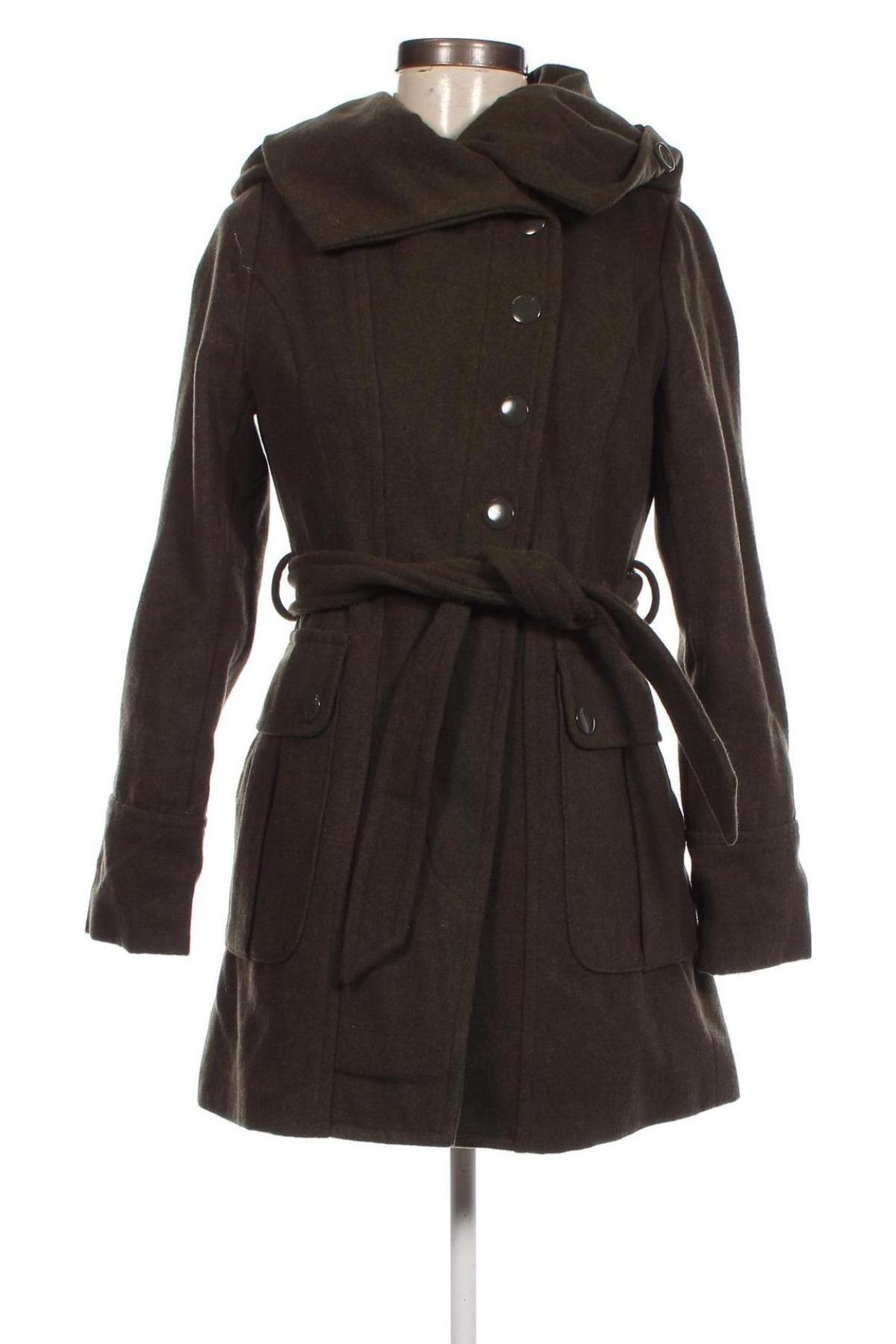 Дамско палто, Размер M, Цвят Зелен, Цена 70,97 лв.