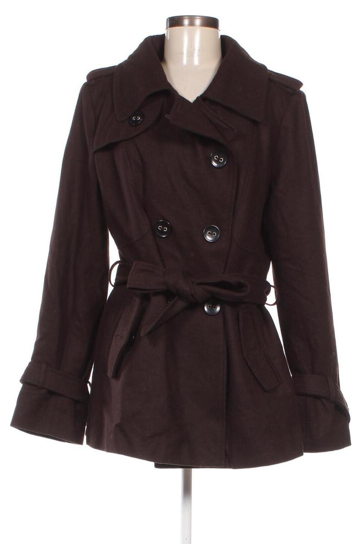 Дамско палто, Размер L, Цвят Кафяв, Цена 39,59 лв.