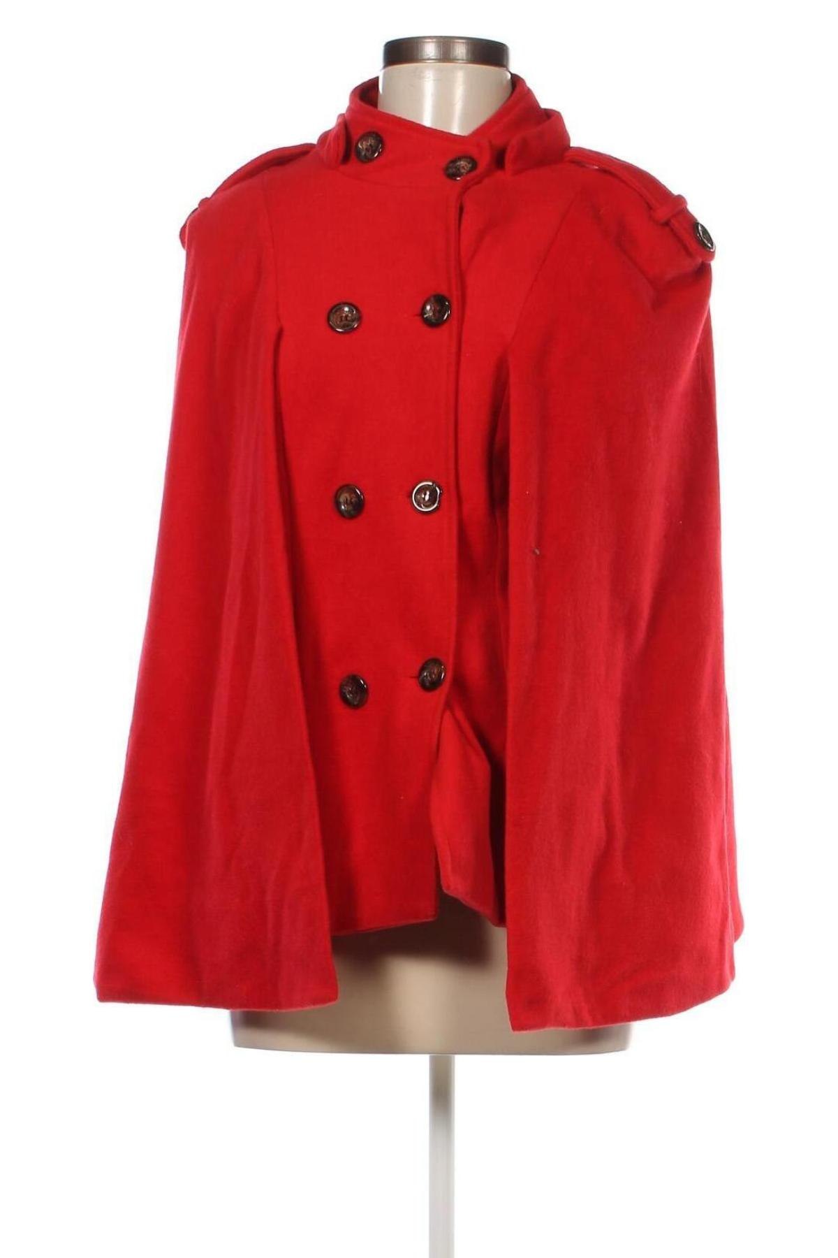 Дамско палто, Размер M, Цвят Червен, Цена 39,59 лв.