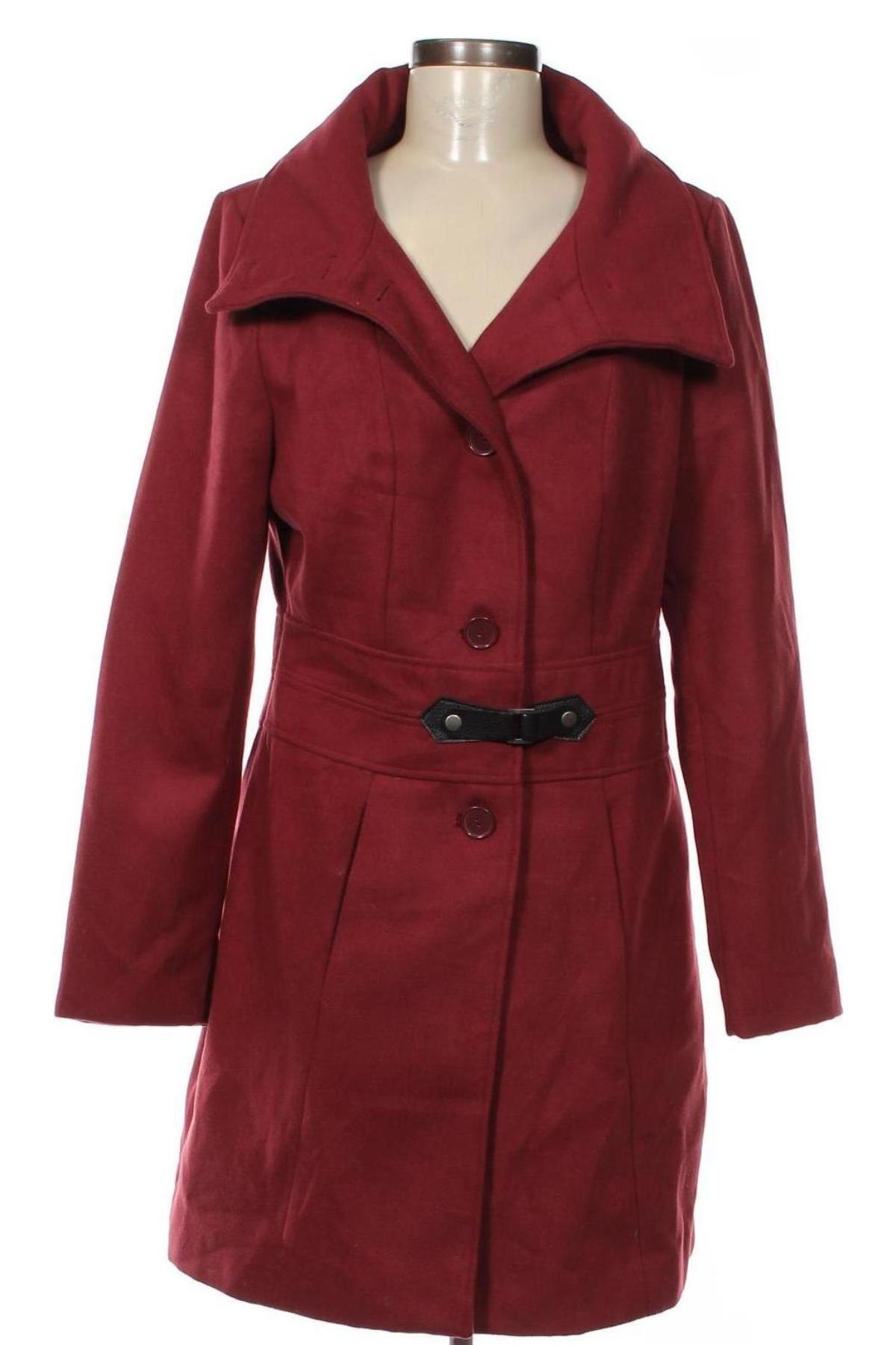 Дамско палто Body Flirt, Размер M, Цвят Червен, Цена 42,80 лв.