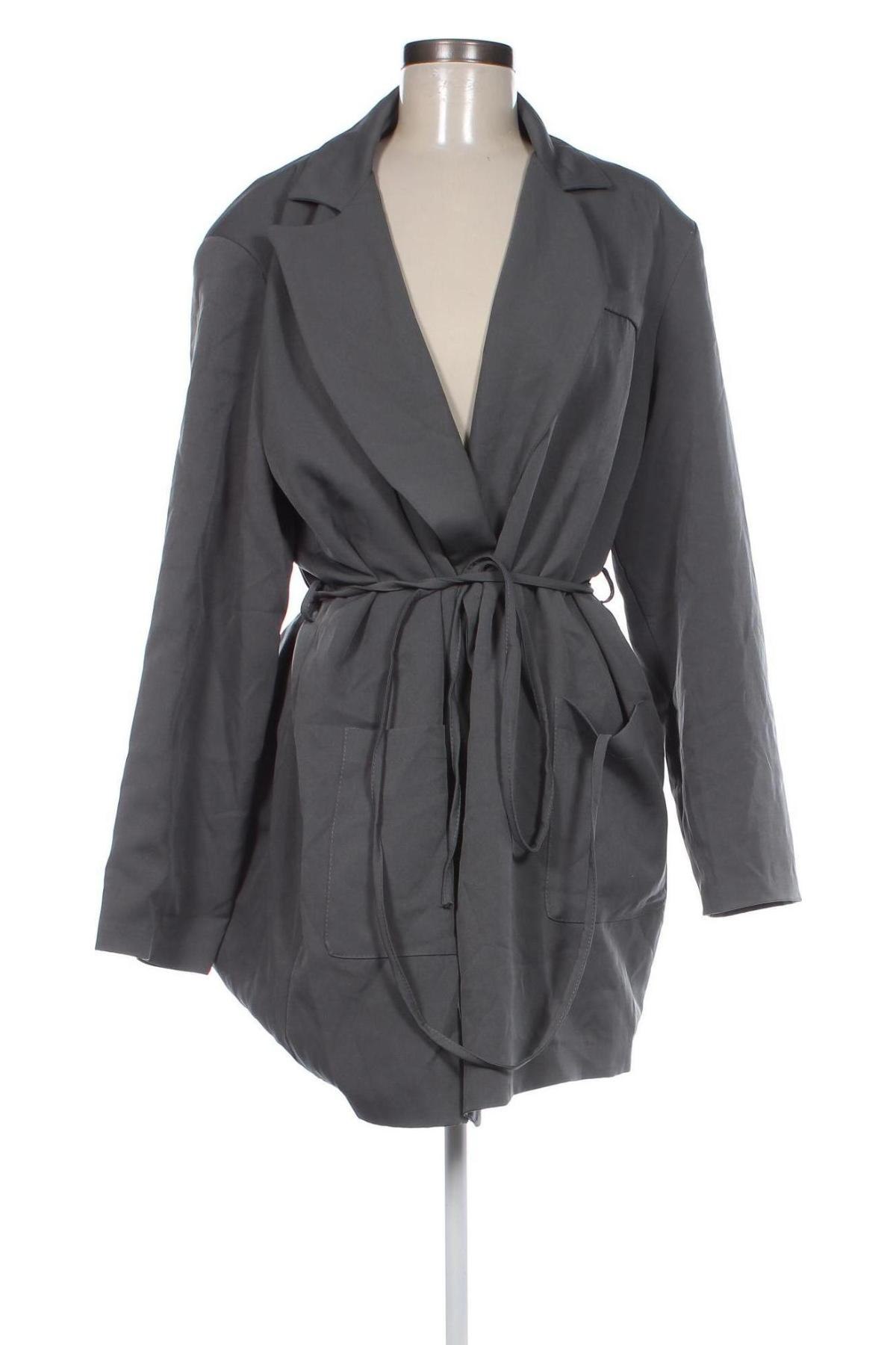 Palton de femei Boohoo, Mărime XL, Culoare Gri, Preț 161,84 Lei