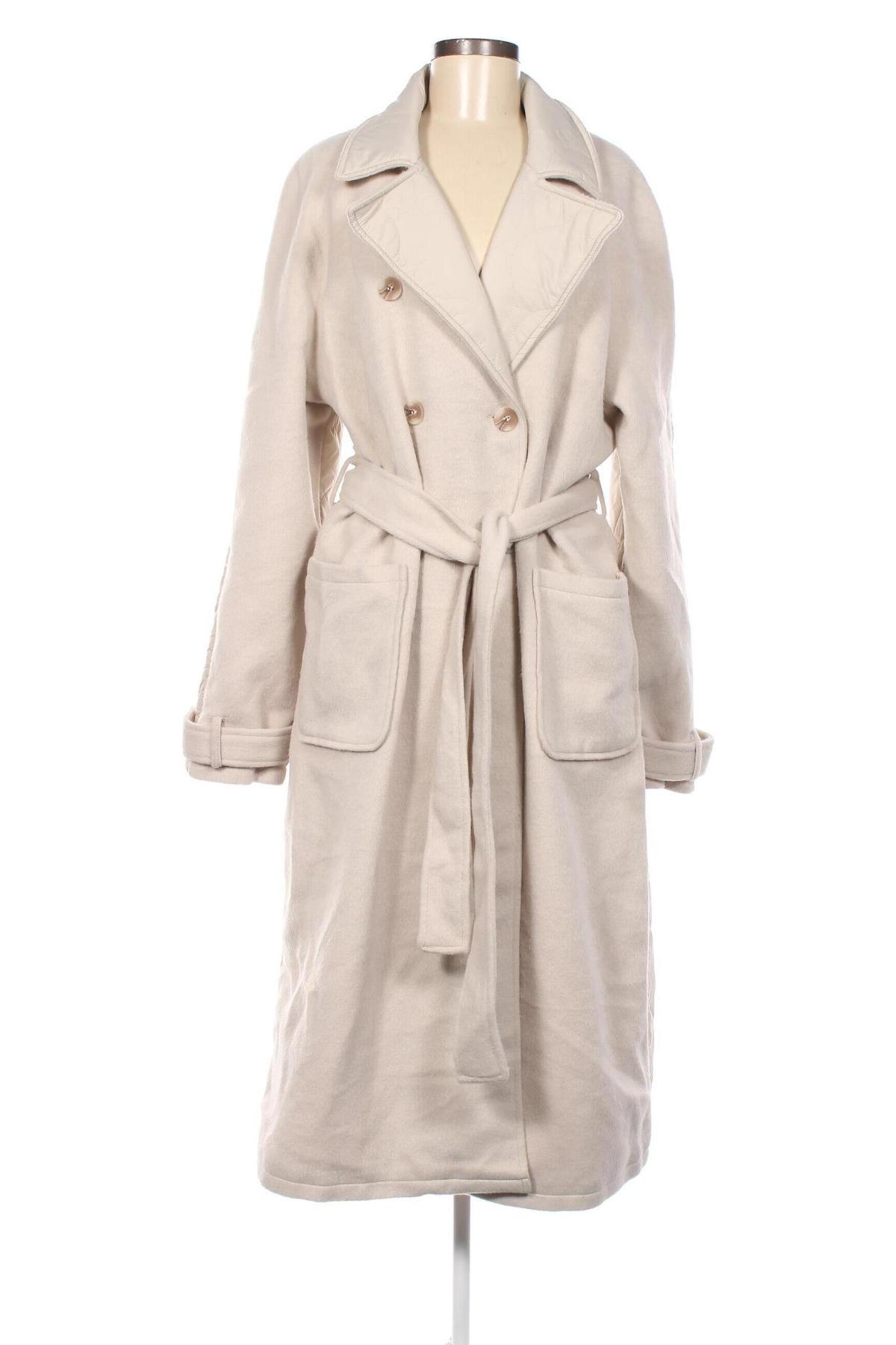 Palton de femei Boohoo, Mărime XL, Culoare Bej, Preț 141,45 Lei