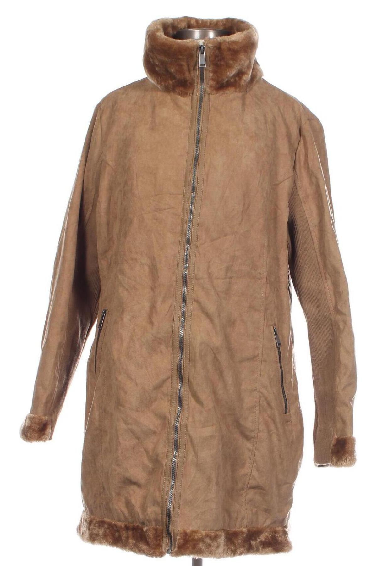 Γυναικείο παλτό Bpc Bonprix Collection, Μέγεθος XL, Χρώμα Καφέ, Τιμή 15,04 €