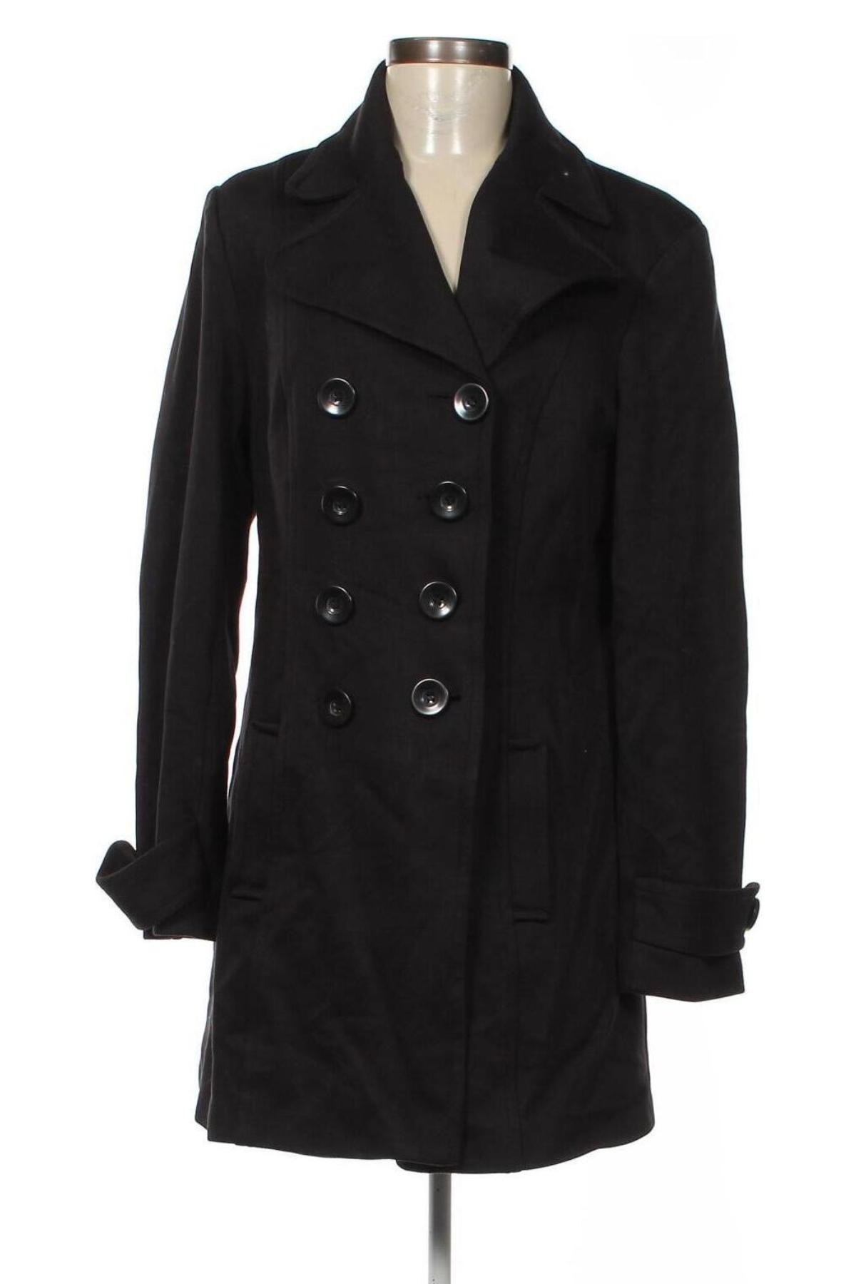 Palton de femei Clockhouse, Mărime XL, Culoare Negru, Preț 91,51 Lei