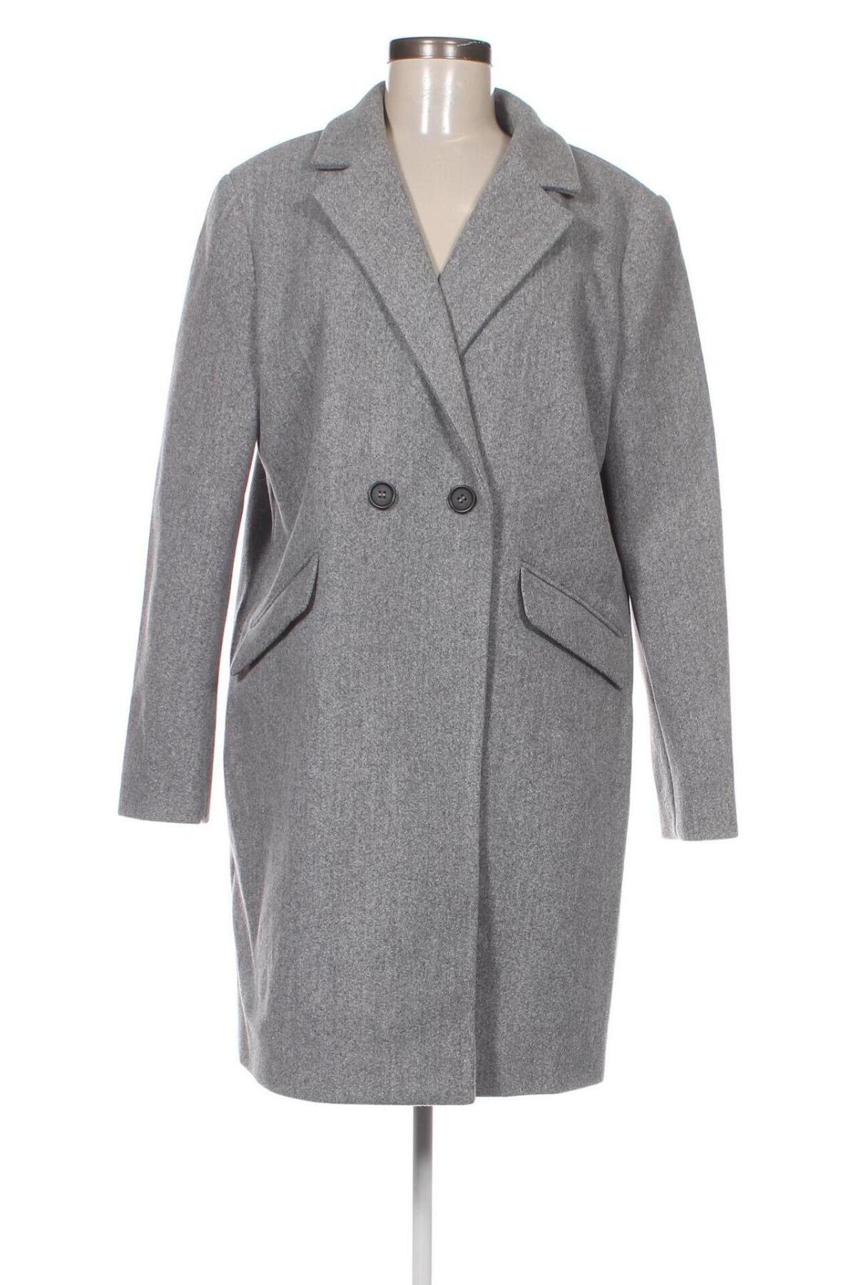 Дамско палто Clockhouse, Размер XL, Цвят Сив, Цена 20,33 лв.