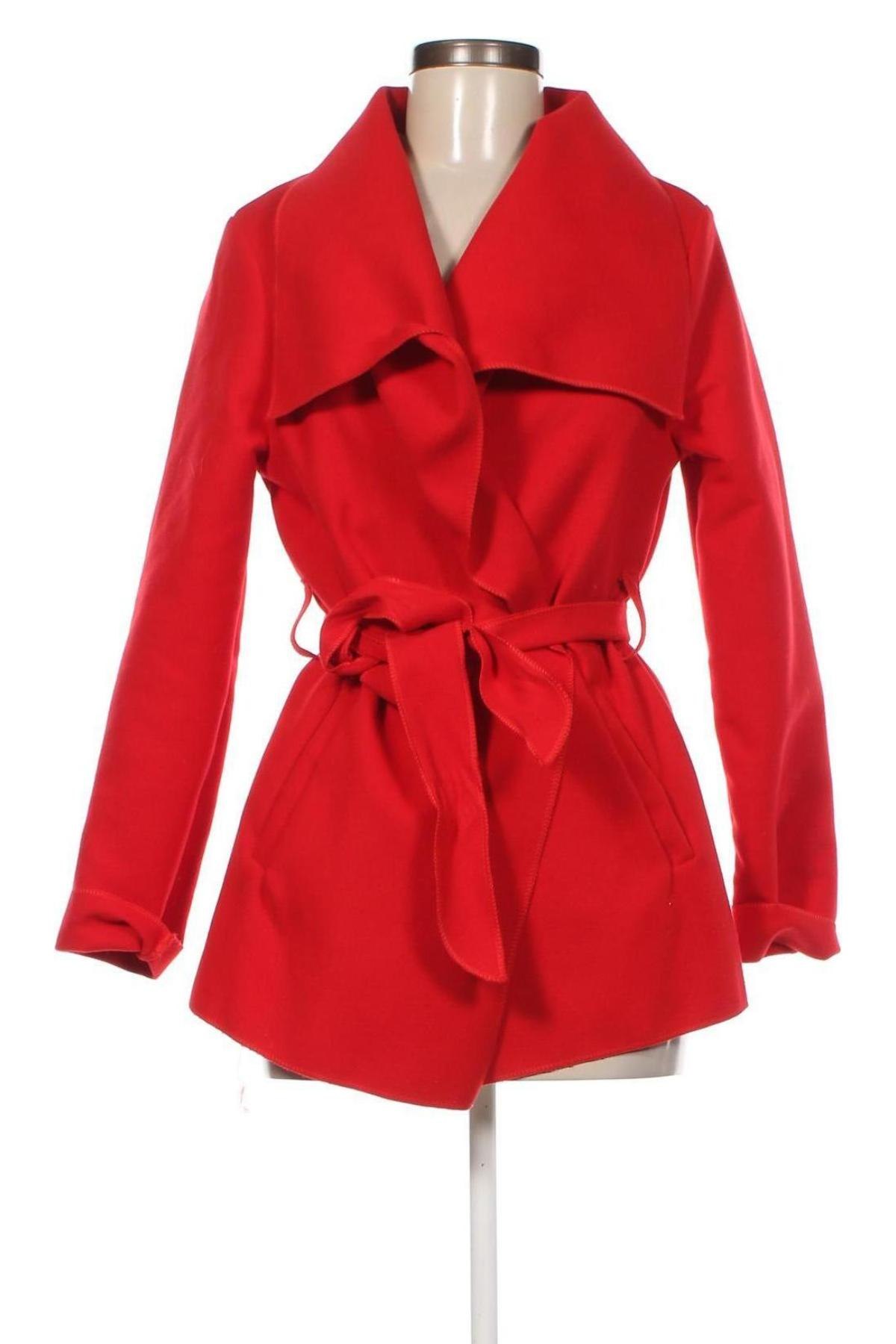 Дамско палто Colloseum, Размер S, Цвят Червен, Цена 70,97 лв.