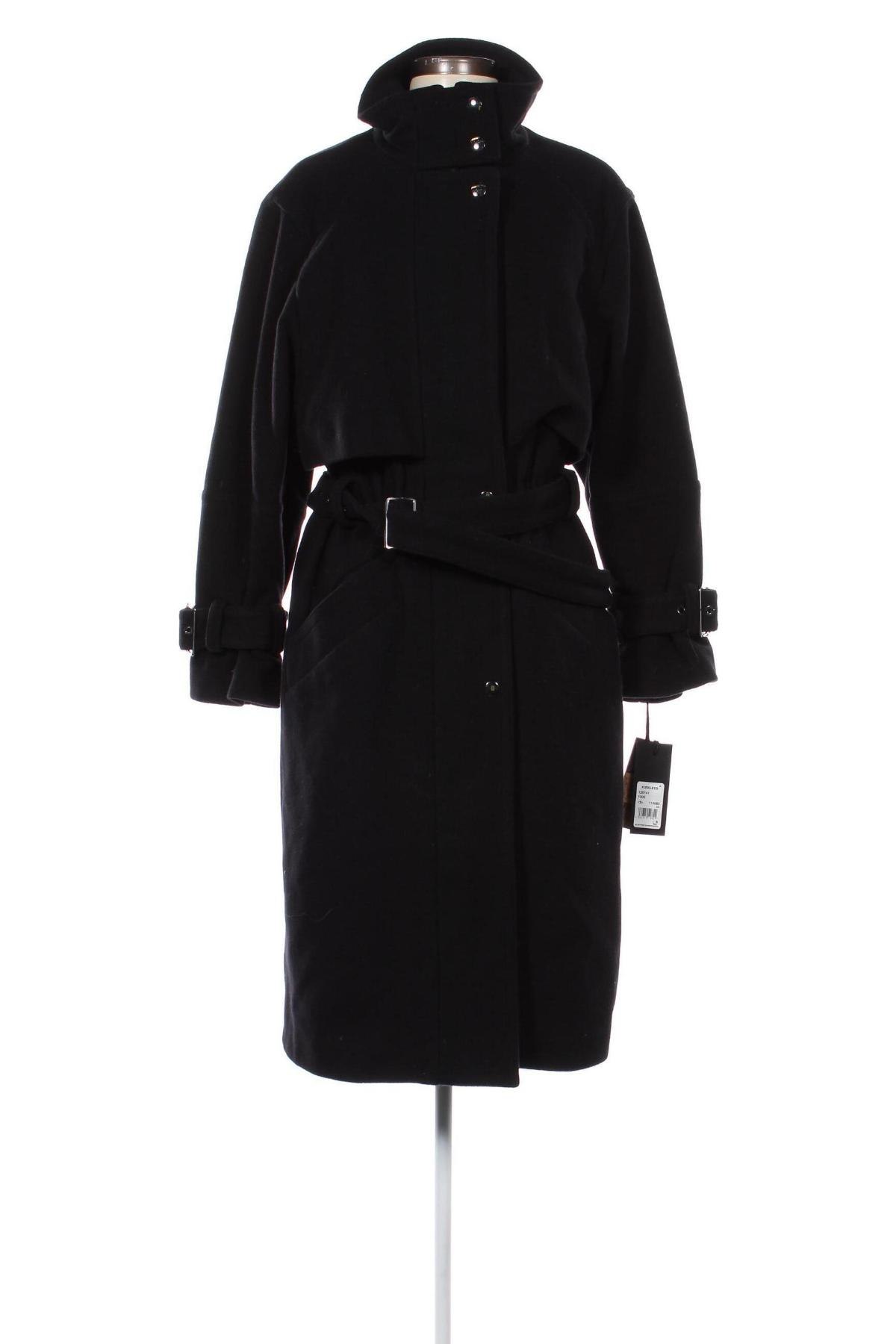 Дамско палто Drykorn for beautiful people, Размер S, Цвят Черен, Цена 185,15 лв.