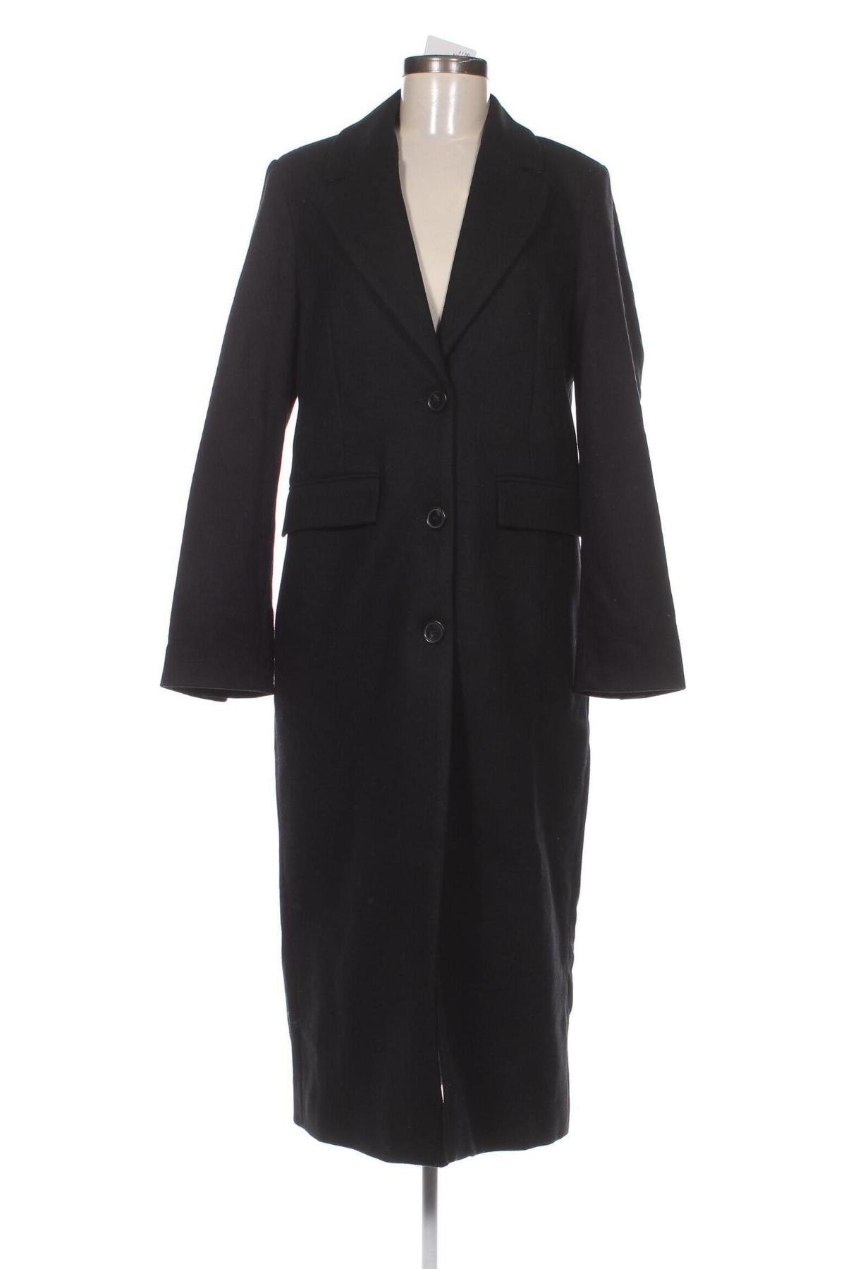 Дамско палто Edited, Размер M, Цвят Черен, Цена 95,37 лв.