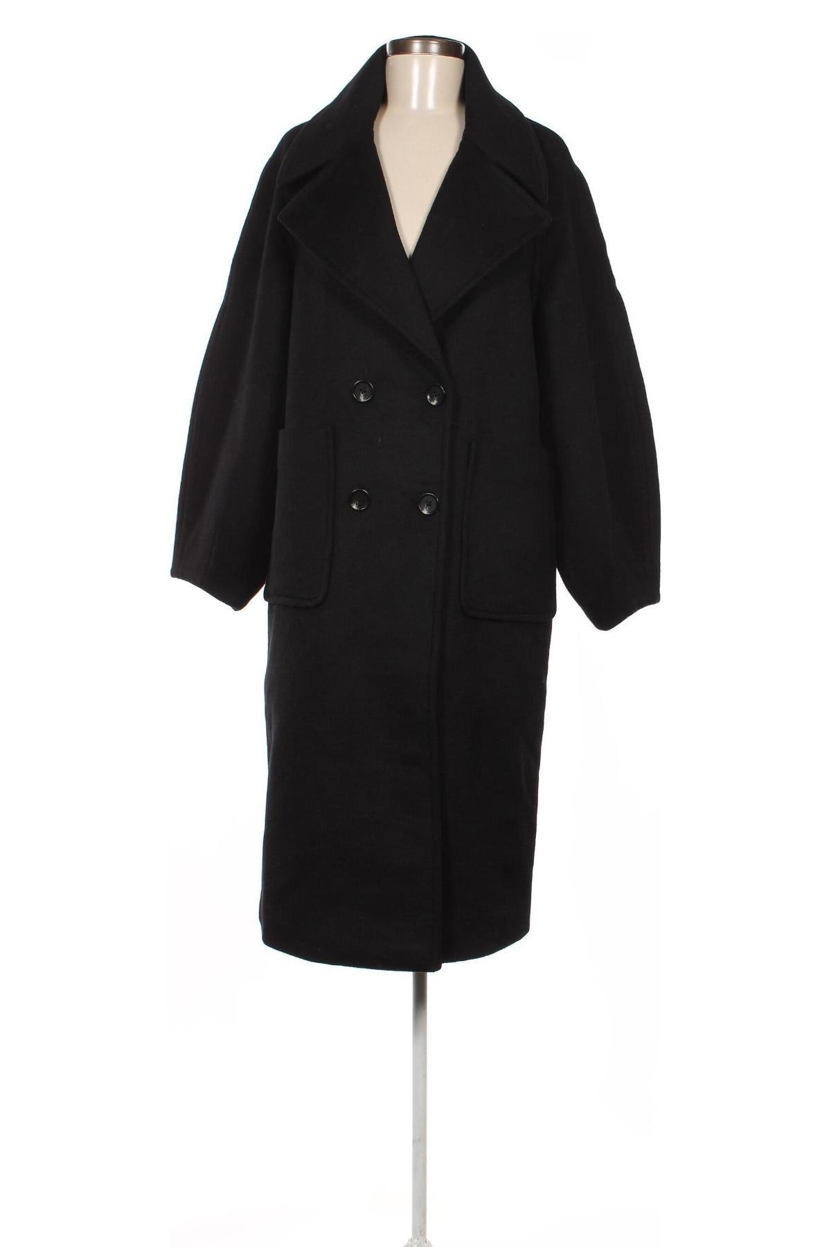 Дамско палто Edited, Размер XS, Цвят Черен, Цена 111,60 лв.