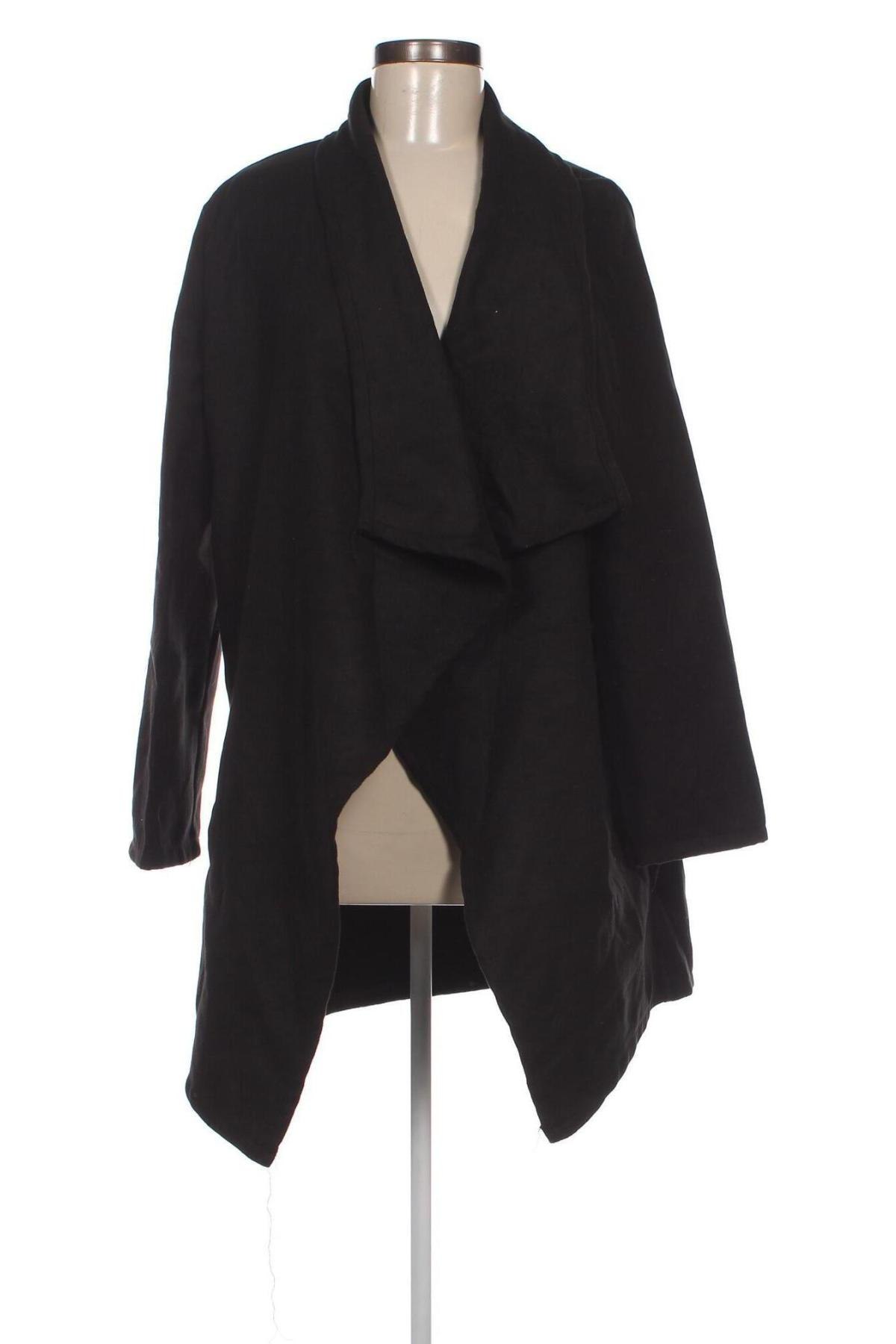Γυναικείο παλτό Fashion nova, Μέγεθος L, Χρώμα Μαύρο, Τιμή 25,48 €