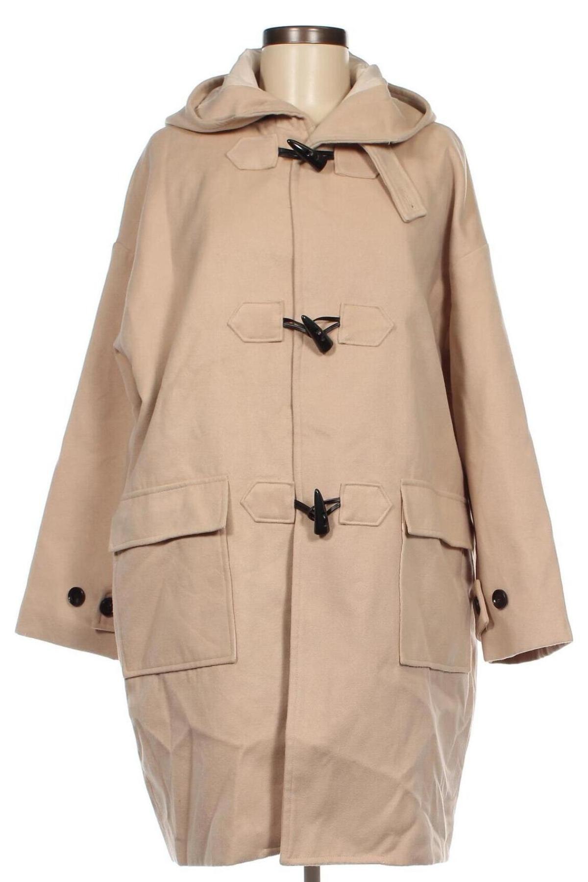 Дамско палто Floryday, Размер M, Цвят Бежов, Цена 39,59 лв.