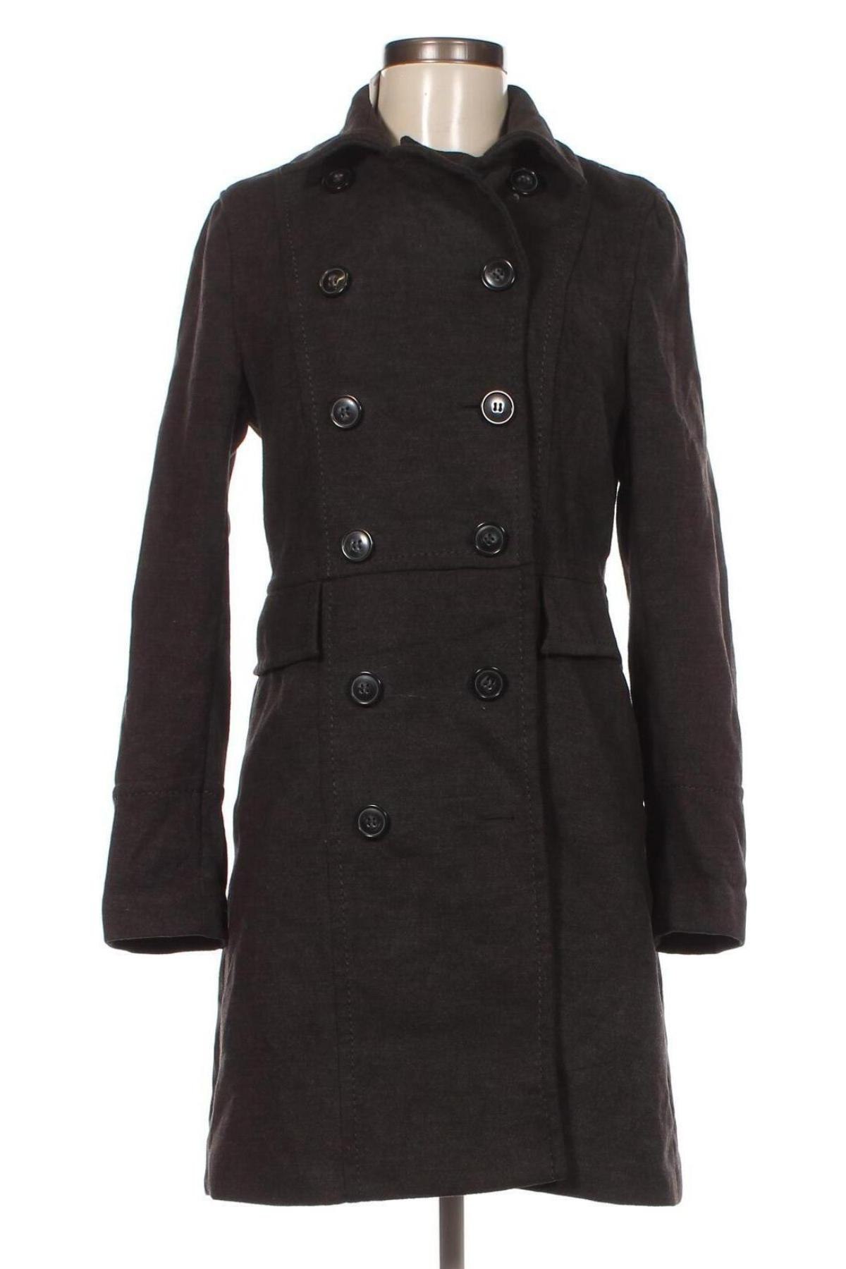Γυναικείο παλτό H&M, Μέγεθος S, Χρώμα Γκρί, Τιμή 26,48 €