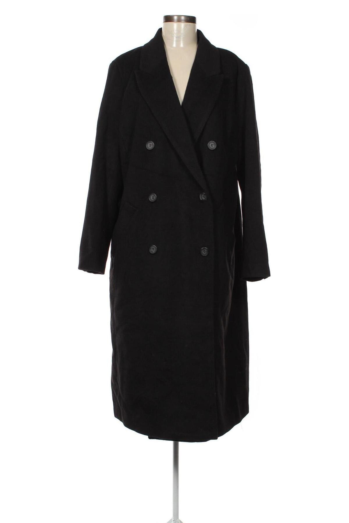 Γυναικείο παλτό H&M, Μέγεθος XXL, Χρώμα Μαύρο, Τιμή 33,10 €