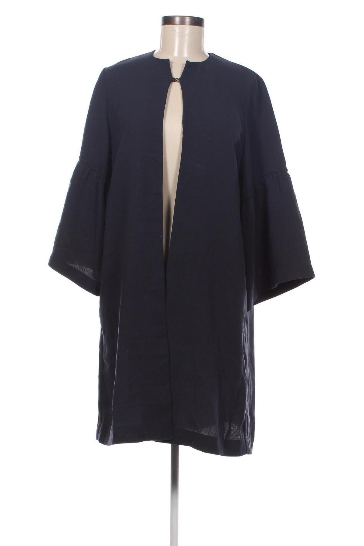 Дамско палто H&M, Размер XS, Цвят Син, Цена 25,60 лв.