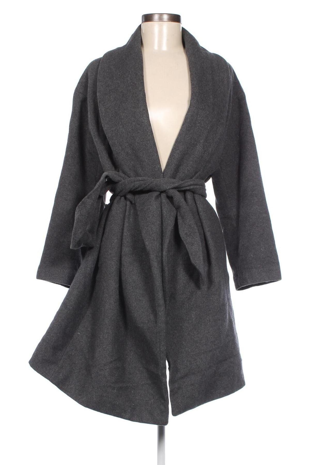 Palton de femei H&M, Mărime M, Culoare Gri, Preț 130,23 Lei