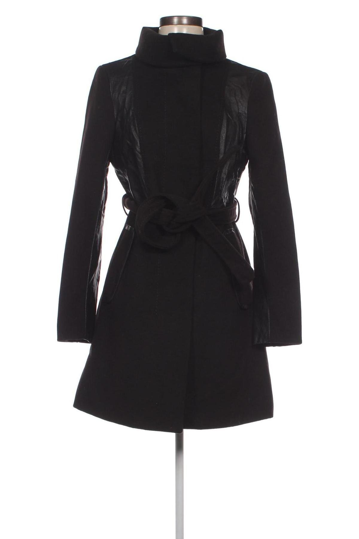 Palton de femei H&M, Mărime M, Culoare Negru, Preț 130,23 Lei