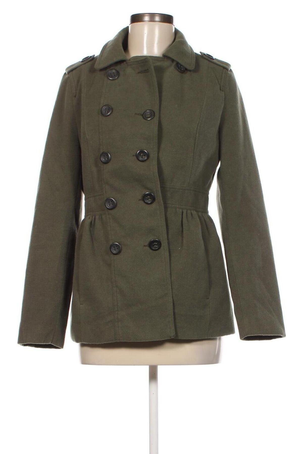 Palton de femei H&M Divided, Mărime M, Culoare Verde, Preț 205,73 Lei