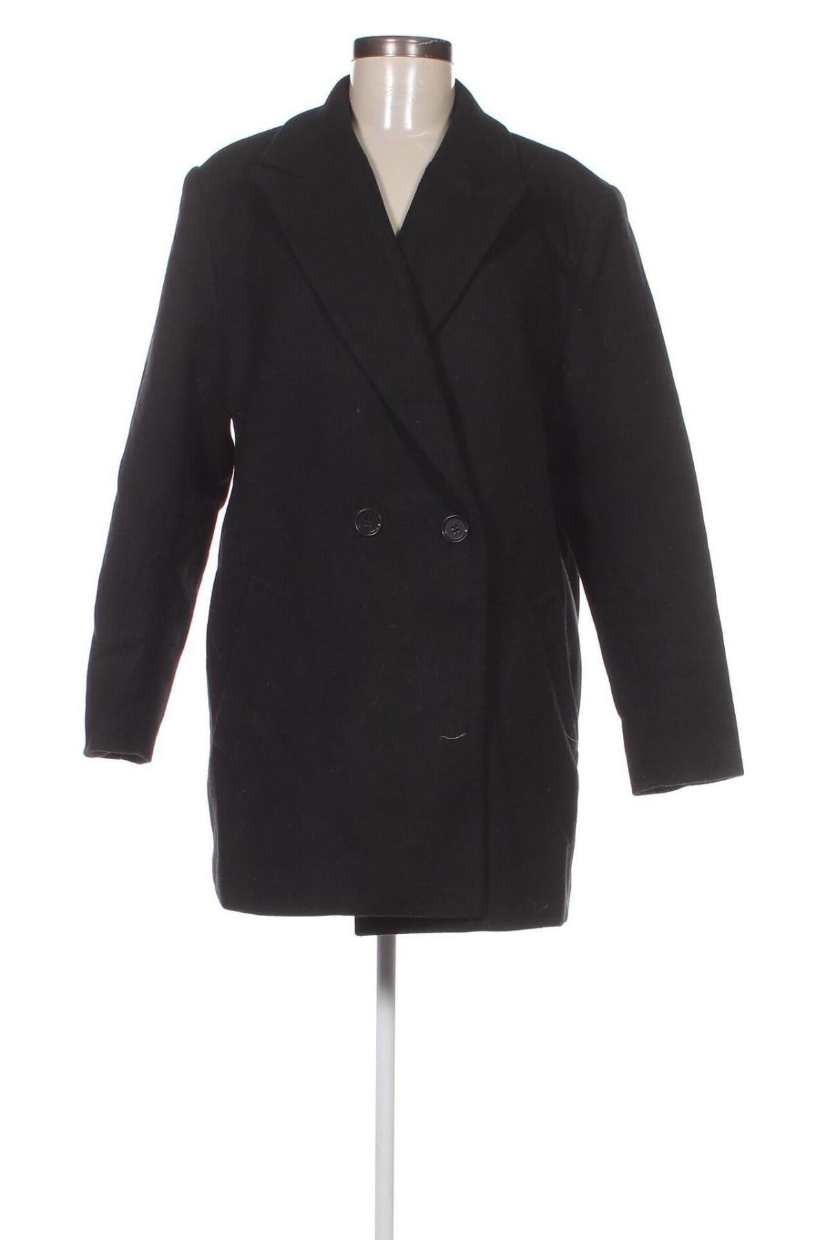 Palton de femei H&M Divided, Mărime M, Culoare Negru, Preț 91,51 Lei
