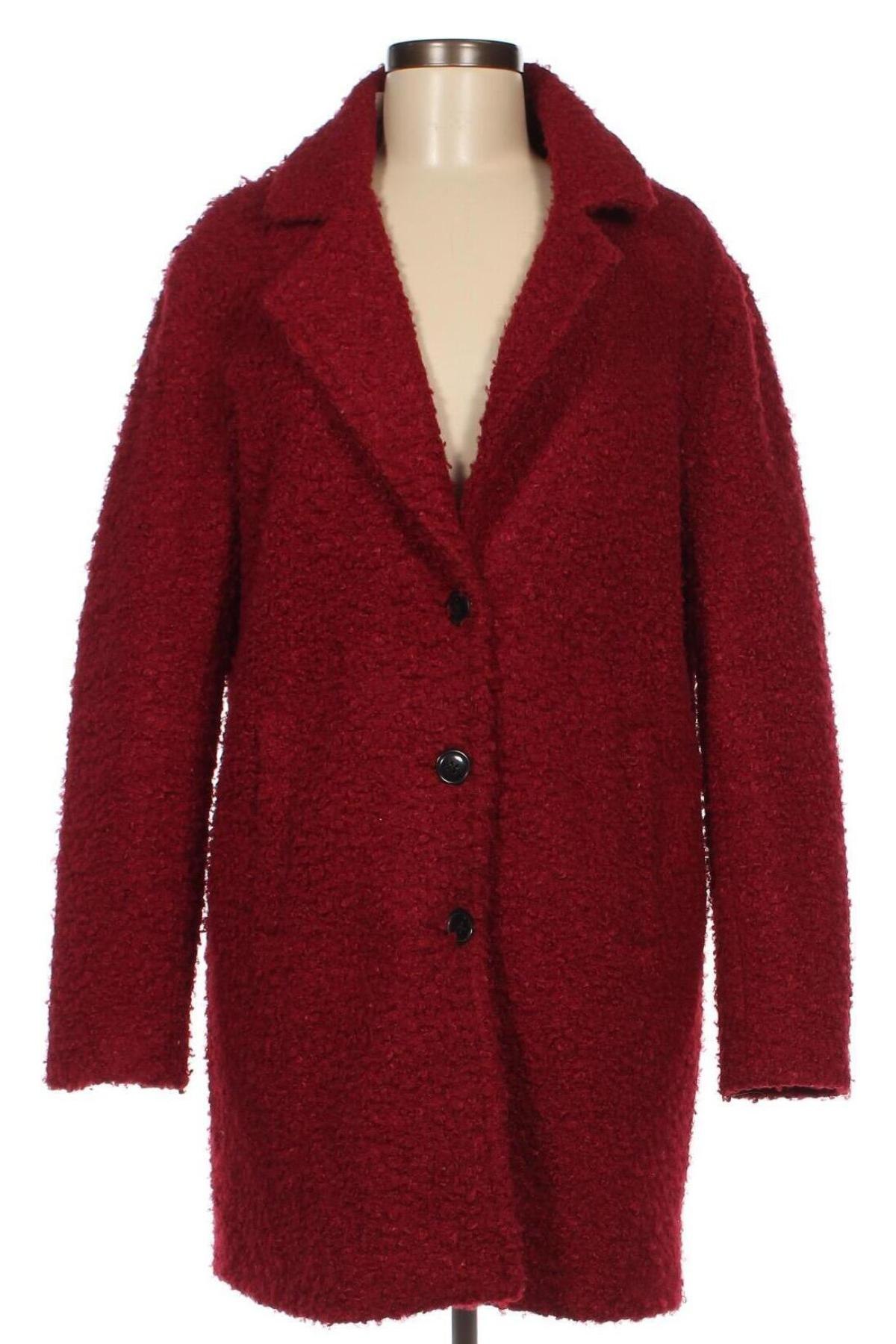 Γυναικείο παλτό Jean Pascale, Μέγεθος L, Χρώμα Κόκκινο, Τιμή 9,93 €