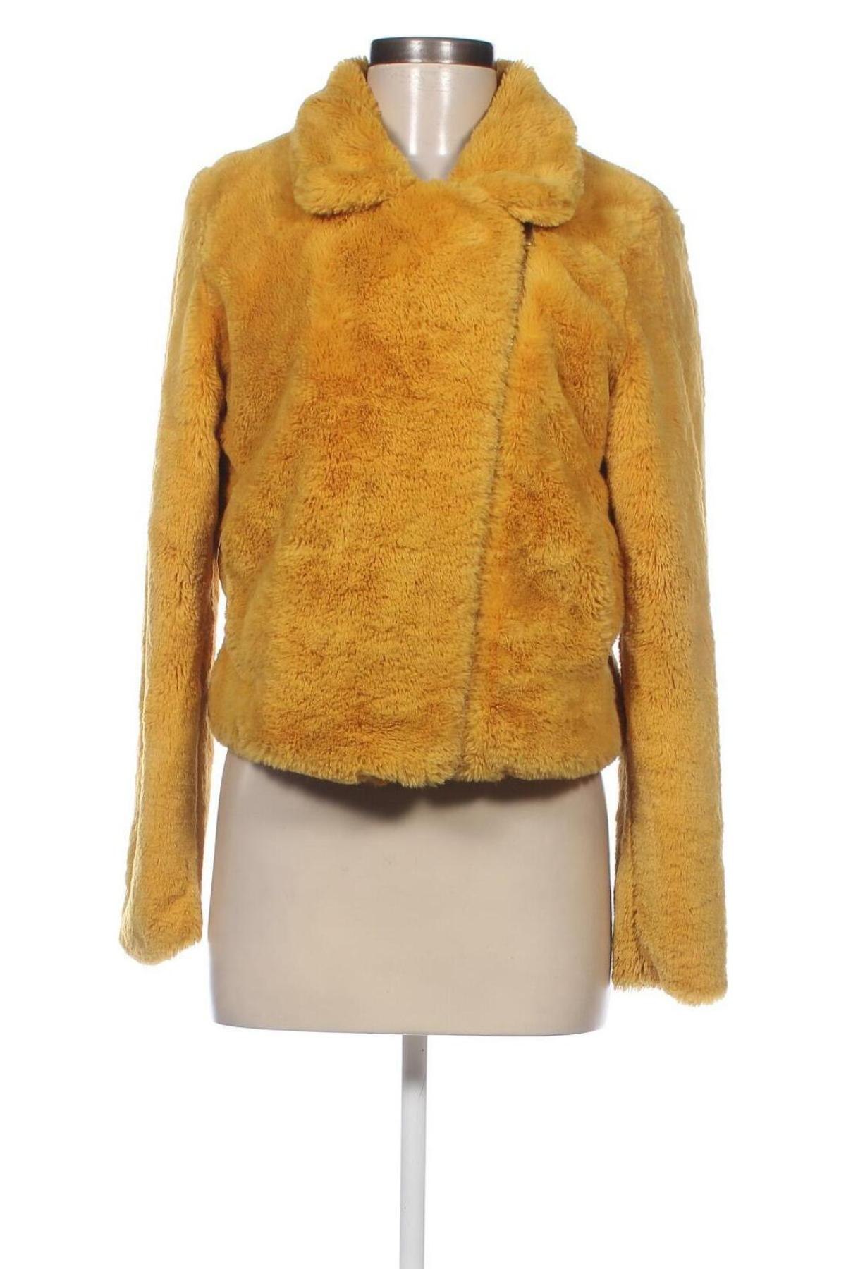 Дамско палто K.zell, Размер M, Цвят Жълт, Цена 17,39 лв.