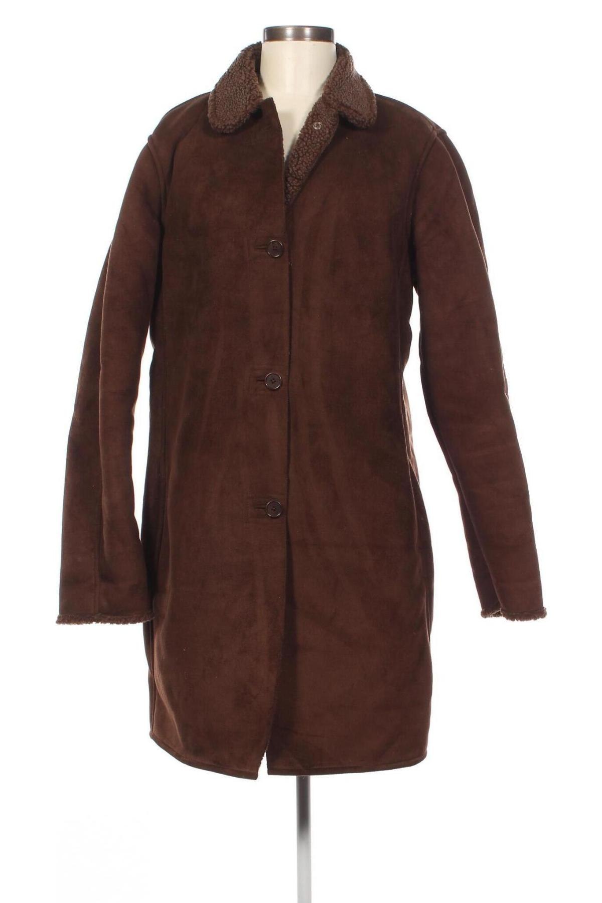 Γυναικείο παλτό Lands' End, Μέγεθος L, Χρώμα Καφέ, Τιμή 17,21 €