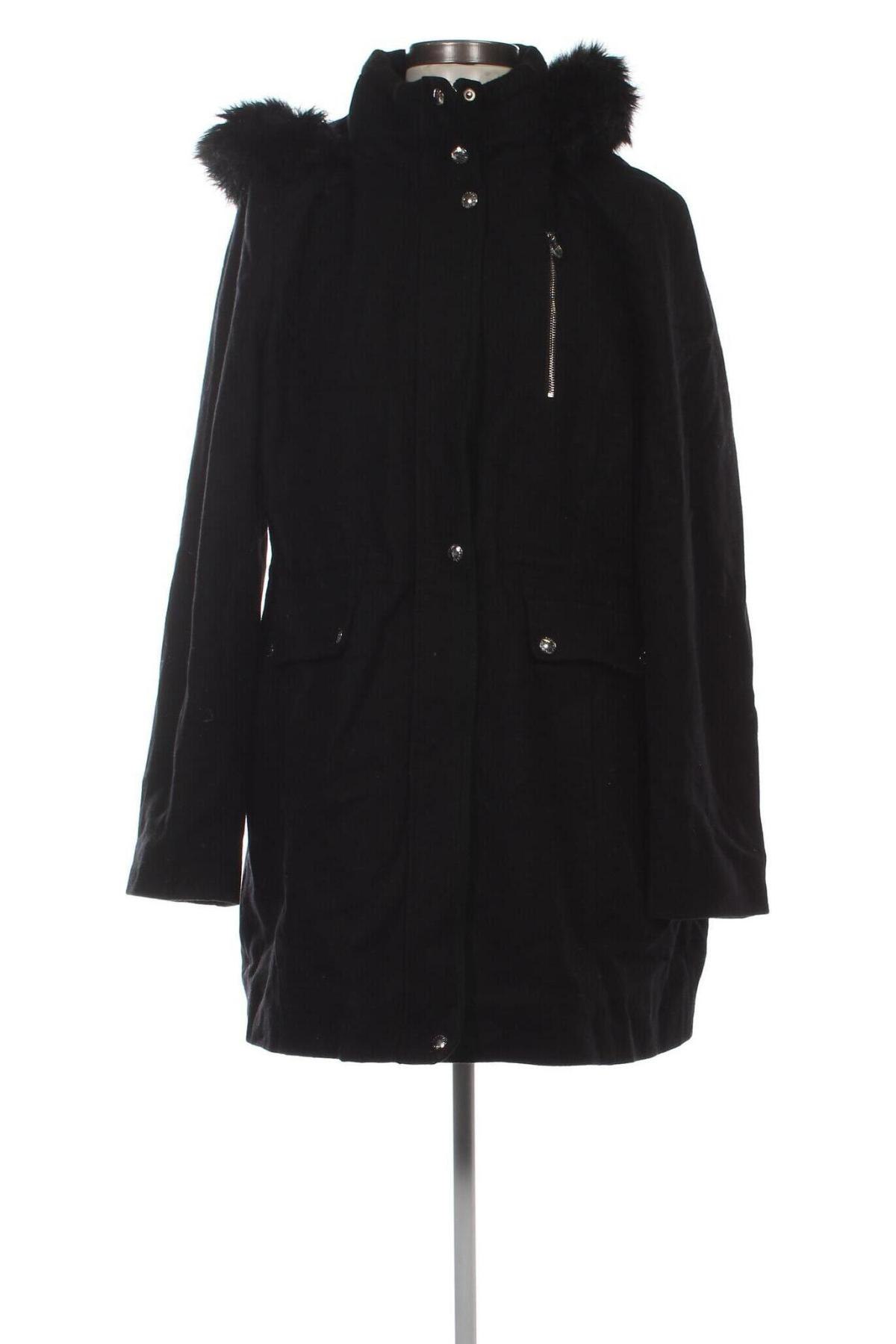 Дамско палто Laundry by Design, Размер XL, Цвят Черен, Цена 22,54 лв.