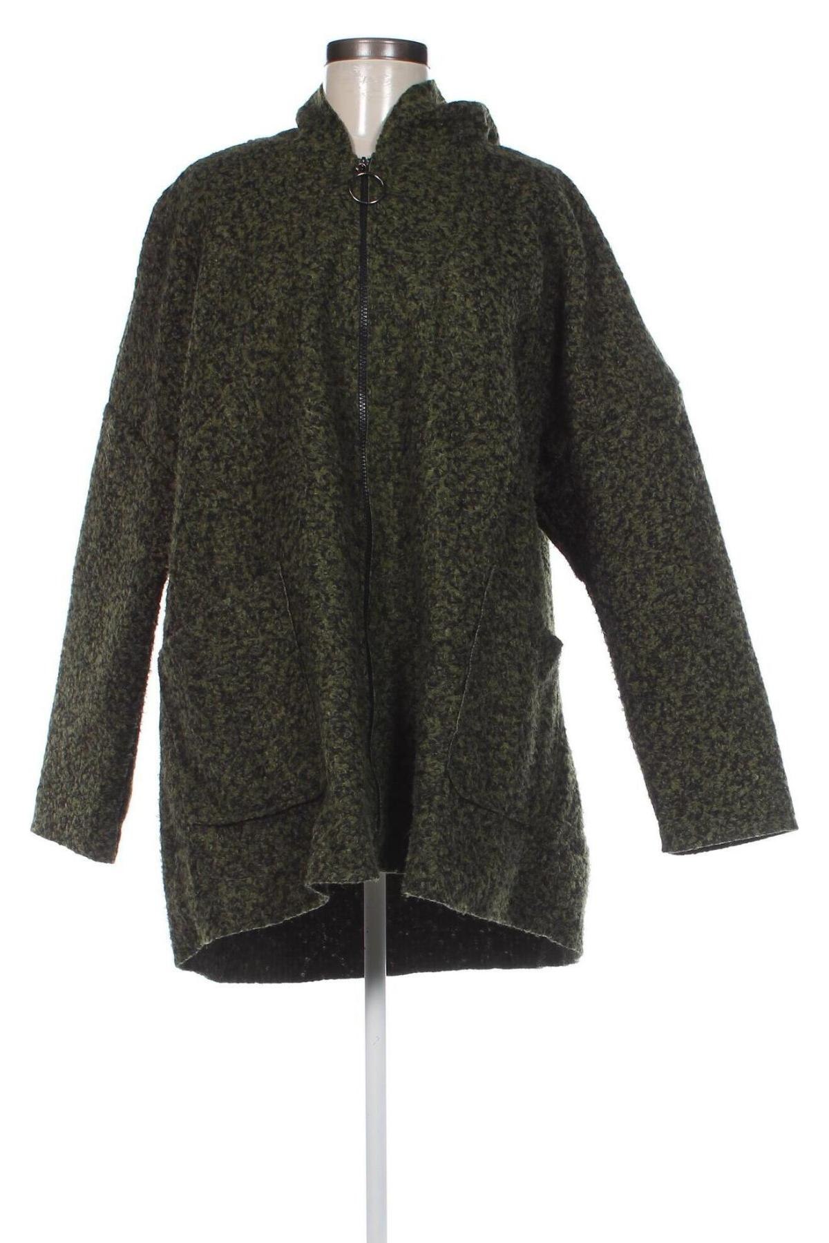 Dámský kabát  Laura Torelli, Velikost L, Barva Zelená, Cena  631,00 Kč