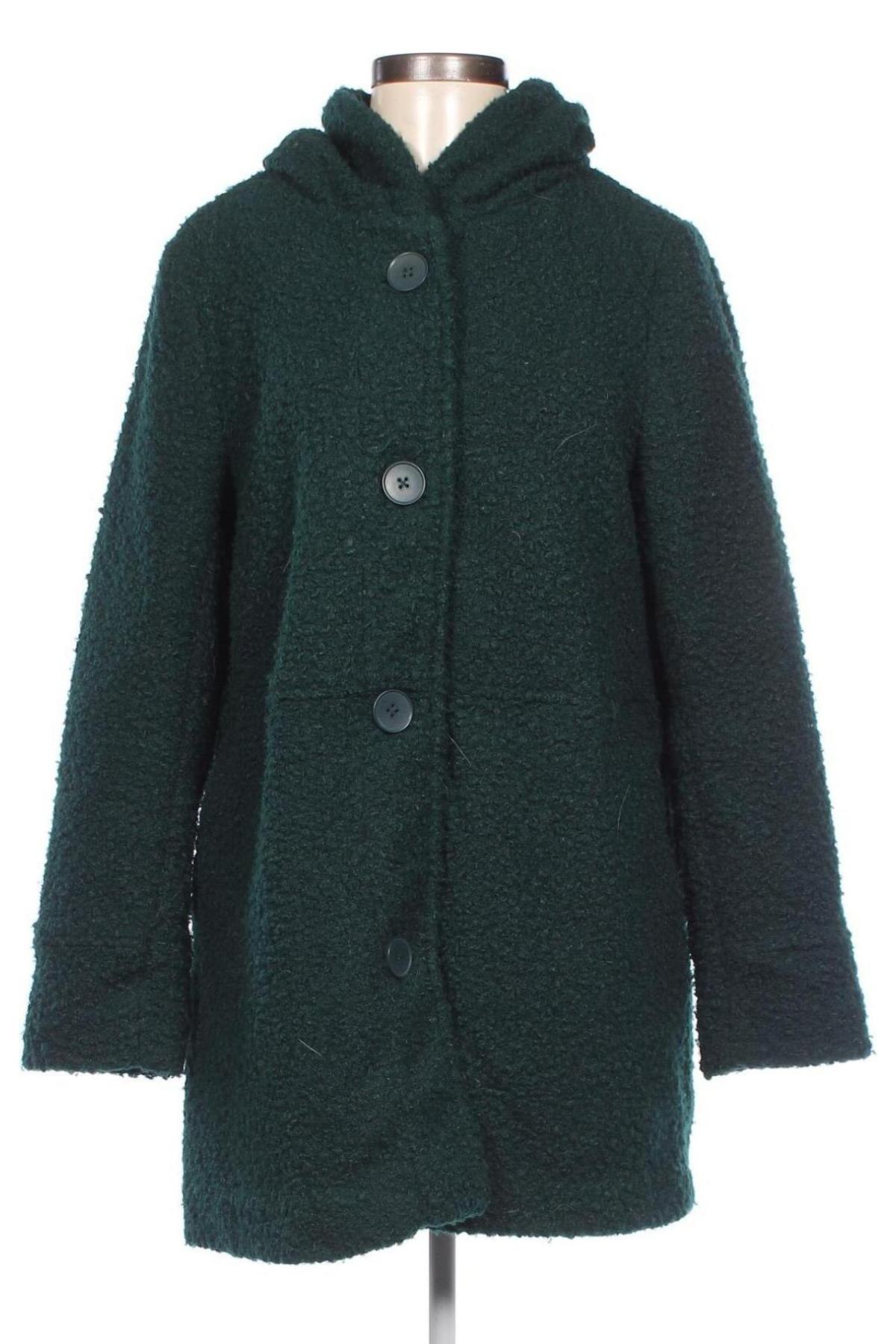 Dámský kabát  Laura Torelli, Velikost M, Barva Zelená, Cena  324,00 Kč