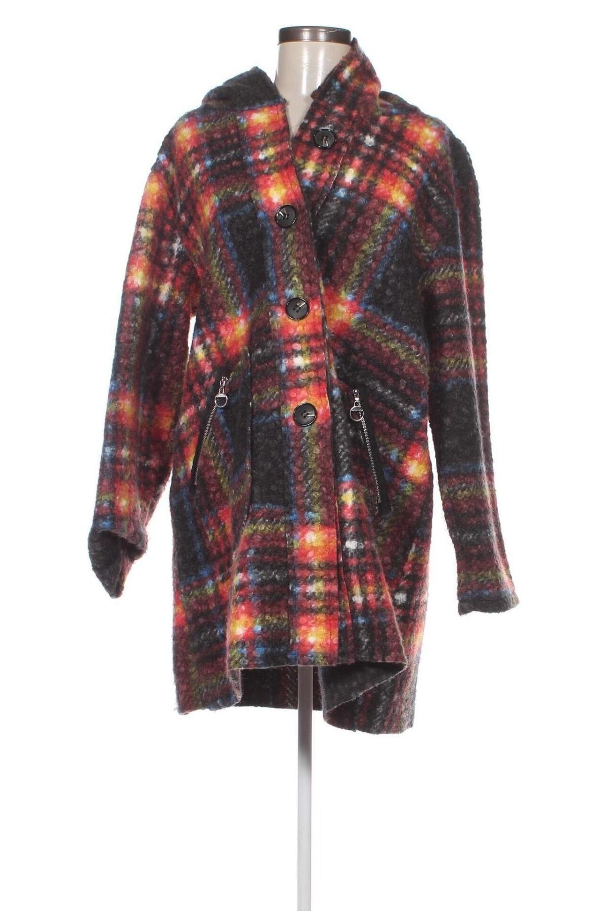 Дамско палто Made In Italy, Размер XL, Цвят Многоцветен, Цена 42,80 лв.