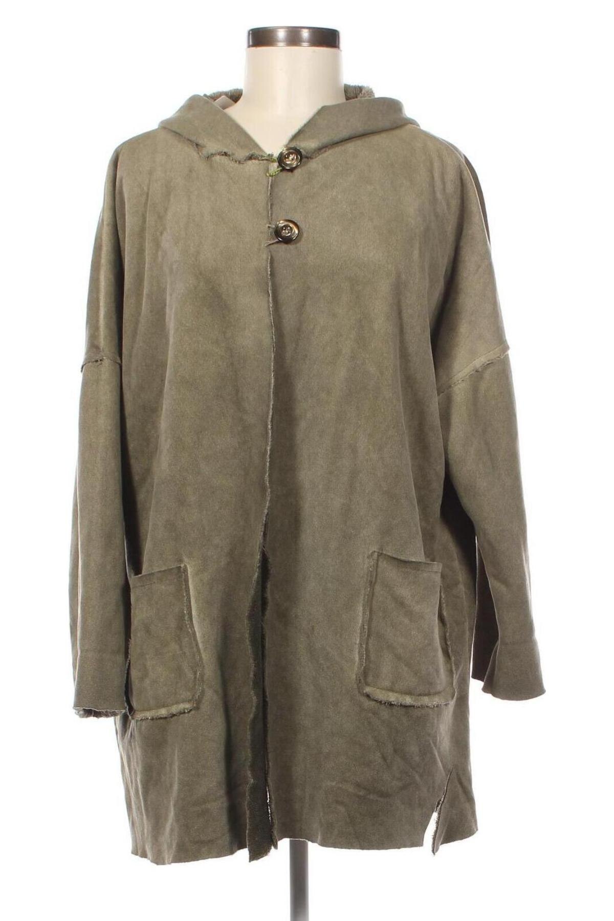 Дамско палто Mey, Размер M, Цвят Зелен, Цена 14,52 лв.