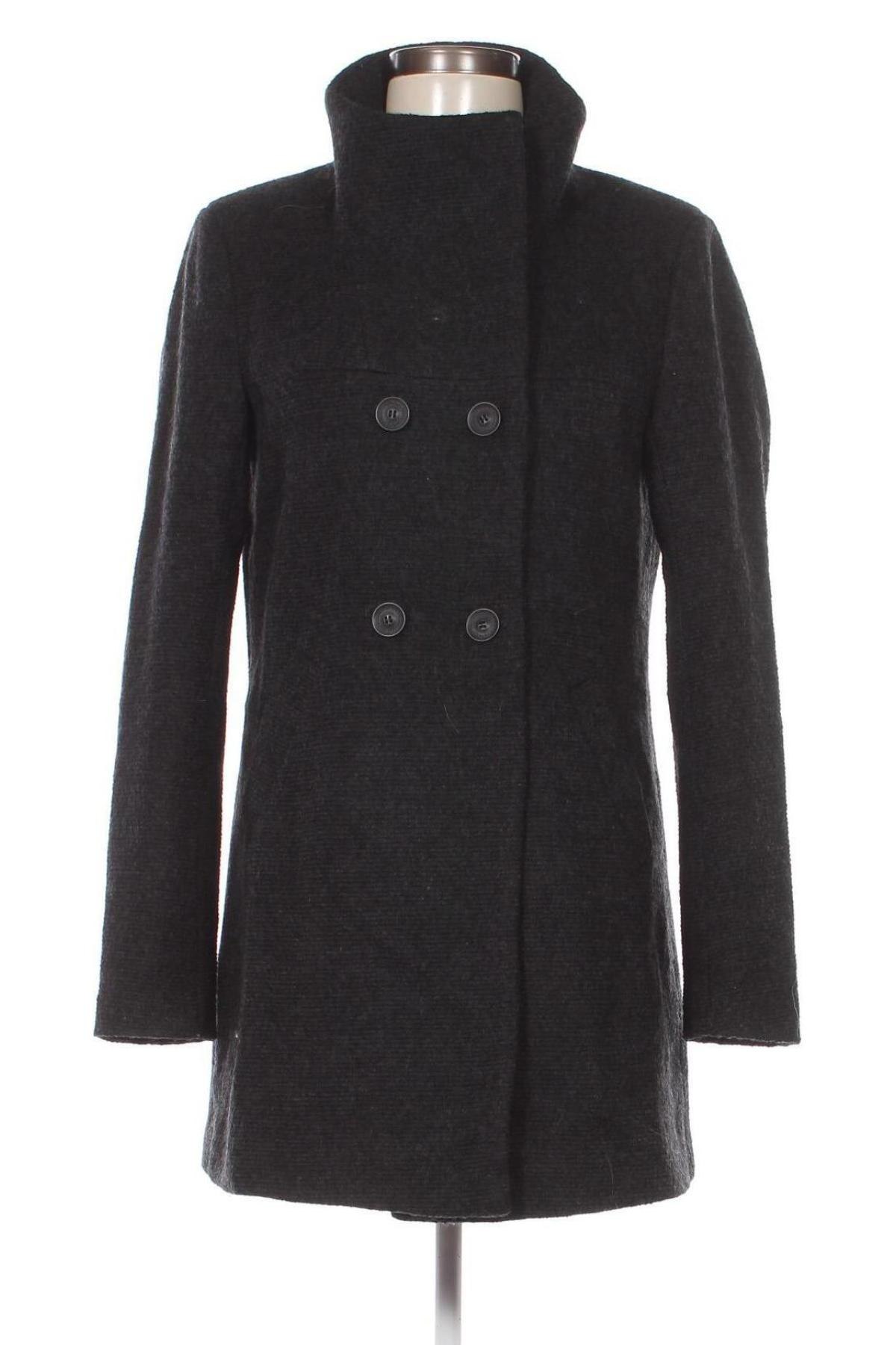 Дамско палто ONLY, Размер M, Цвят Сив, Цена 23,65 лв.