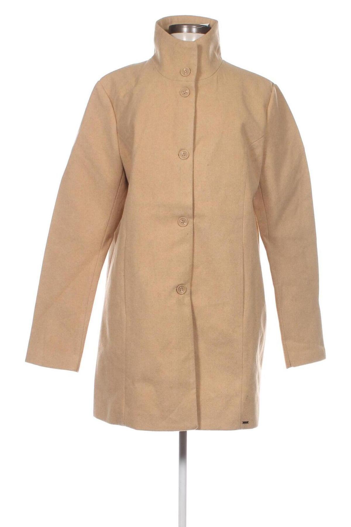 Γυναικείο παλτό Oxmo, Μέγεθος XL, Χρώμα  Μπέζ, Τιμή 29,26 €