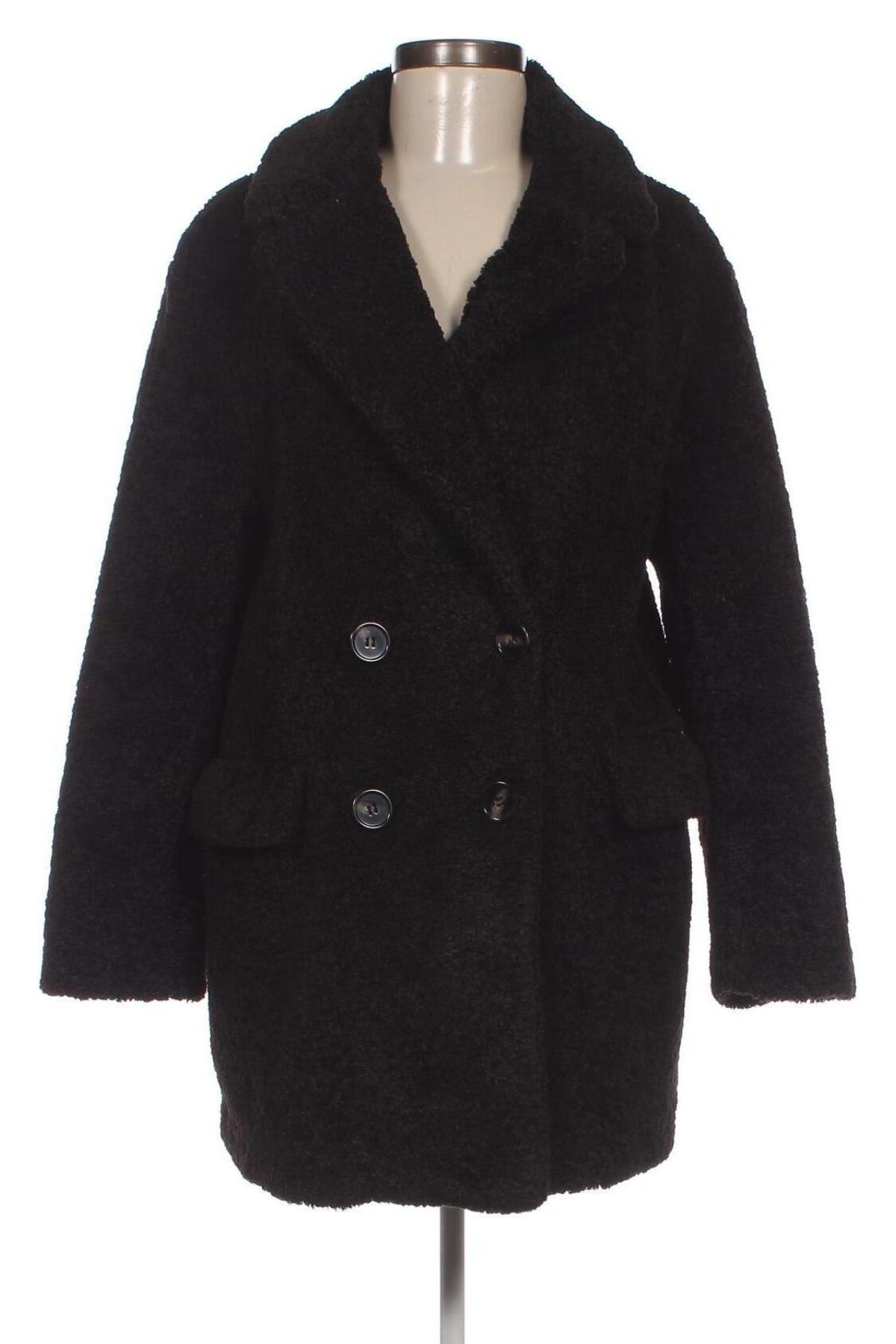 Damenmantel Pull&Bear, Größe S, Farbe Schwarz, Preis € 24,57