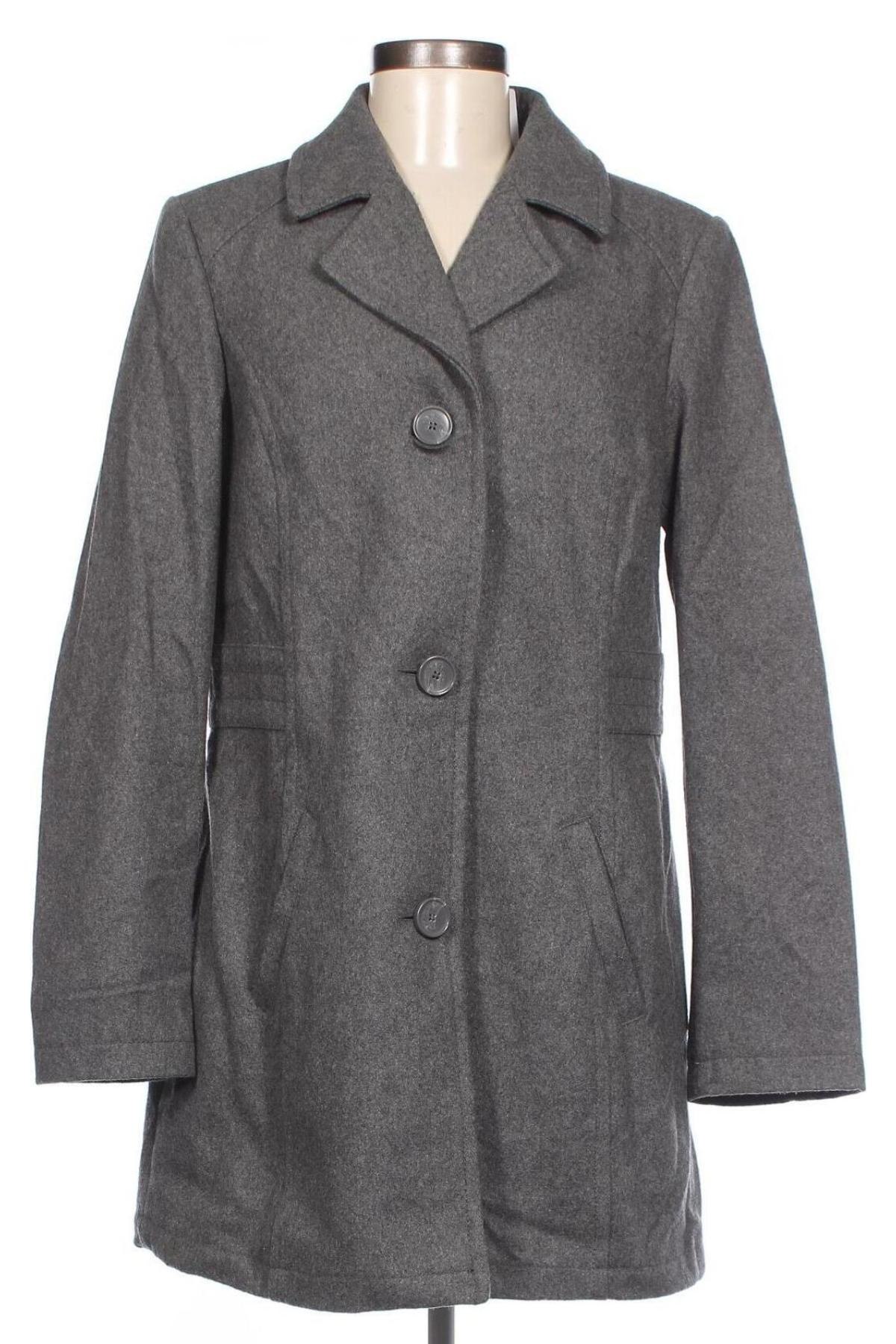 Дамско палто S.Oliver, Размер L, Цвят Сив, Цена 22,94 лв.