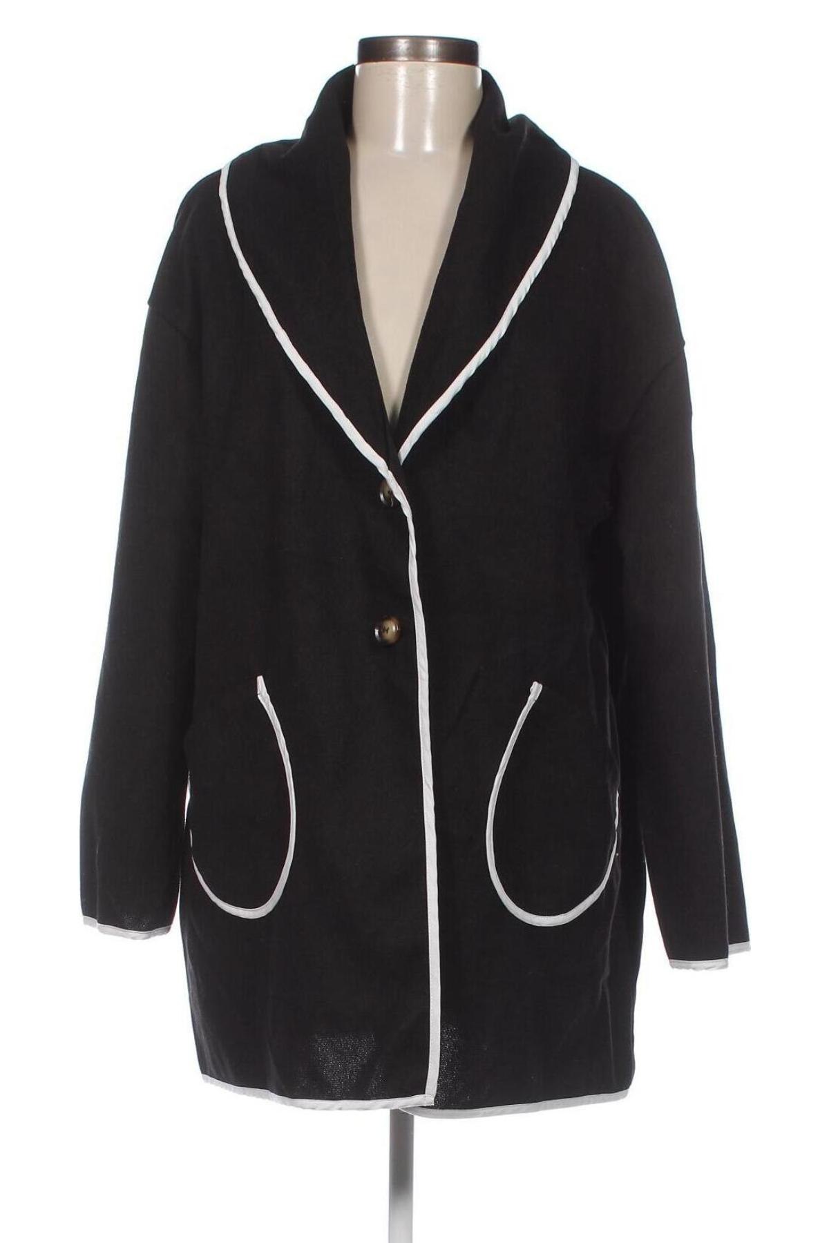 Dámský kabát  SHEIN, Velikost M, Barva Černá, Cena  337,00 Kč