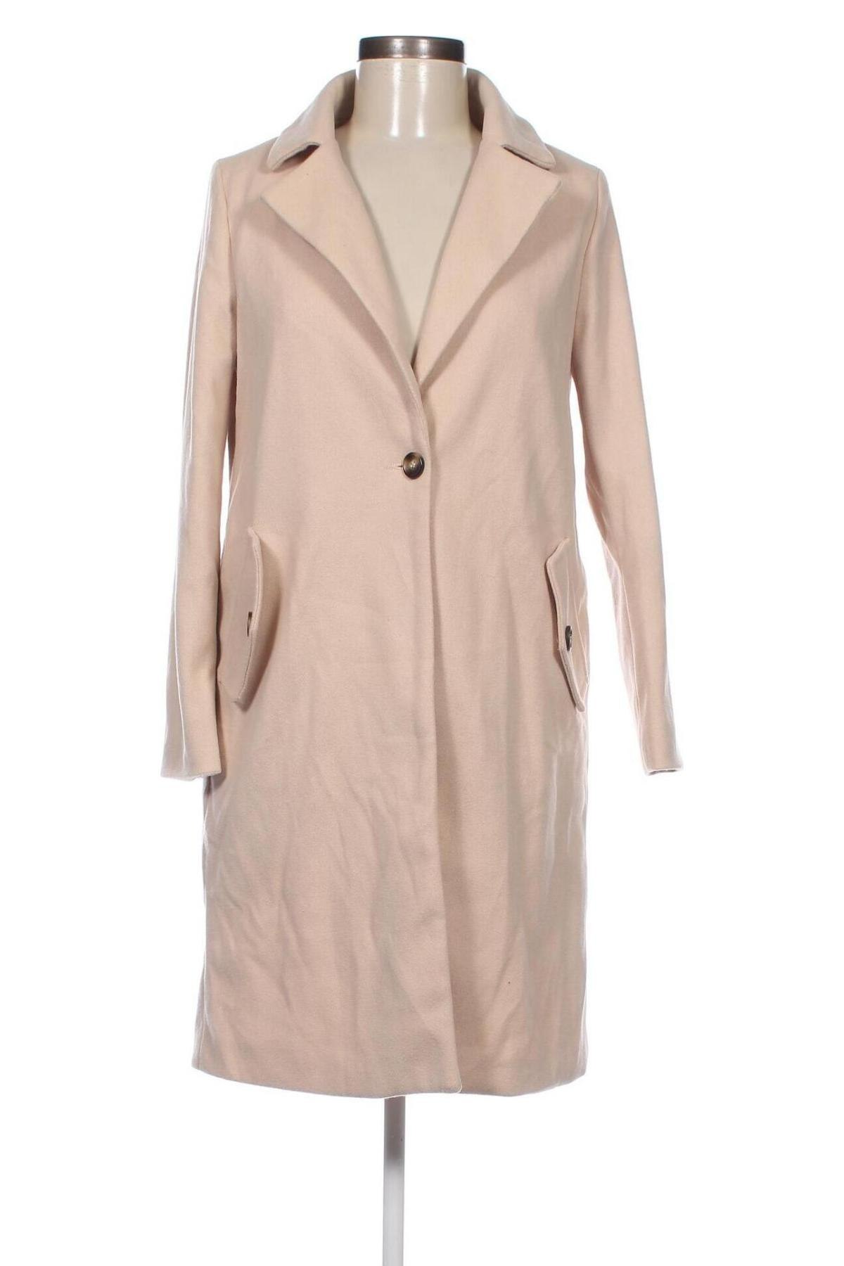 Palton de femei SHEIN, Mărime XS, Culoare Bej, Preț 84,21 Lei