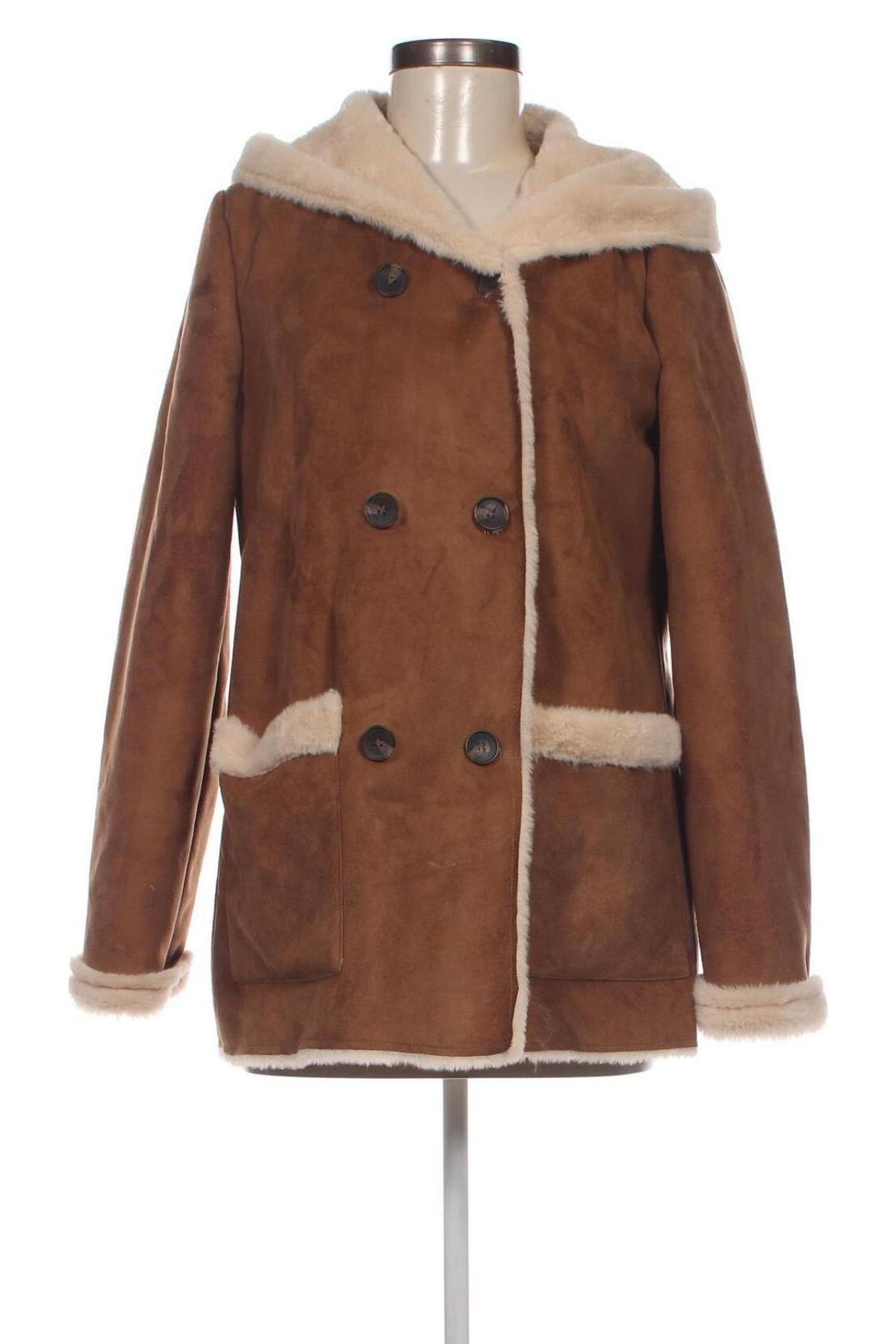 Dámsky kabát  Springfield, Veľkosť M, Farba Hnedá, Cena  22,20 €