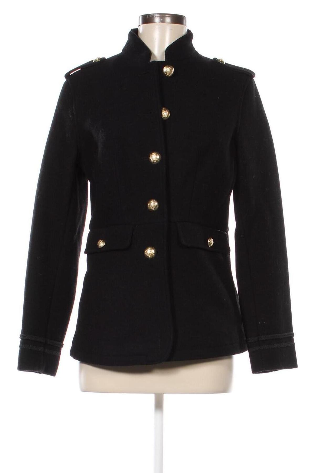Дамско палто Superdry, Размер M, Цвят Черен, Цена 131,60 лв.