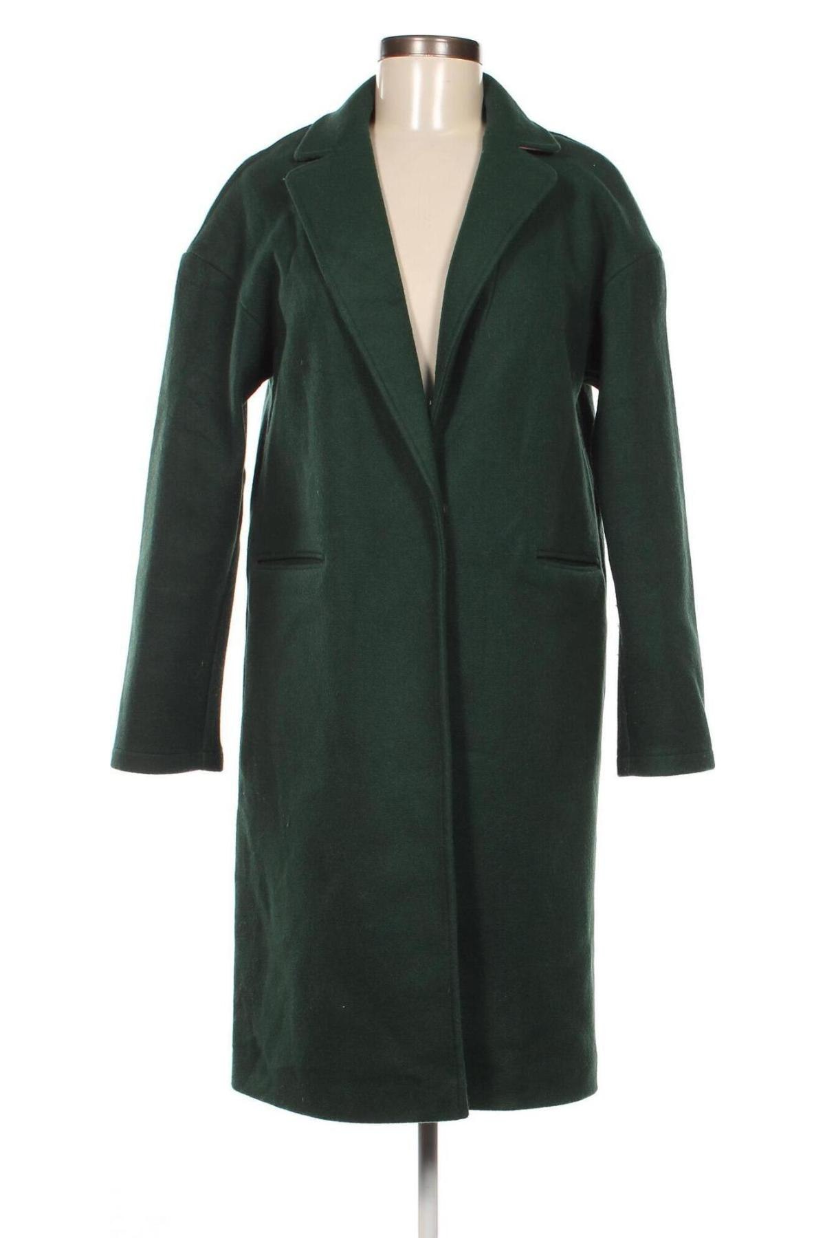 Дамско палто Topshop, Размер S, Цвят Зелен, Цена 25,30 лв.